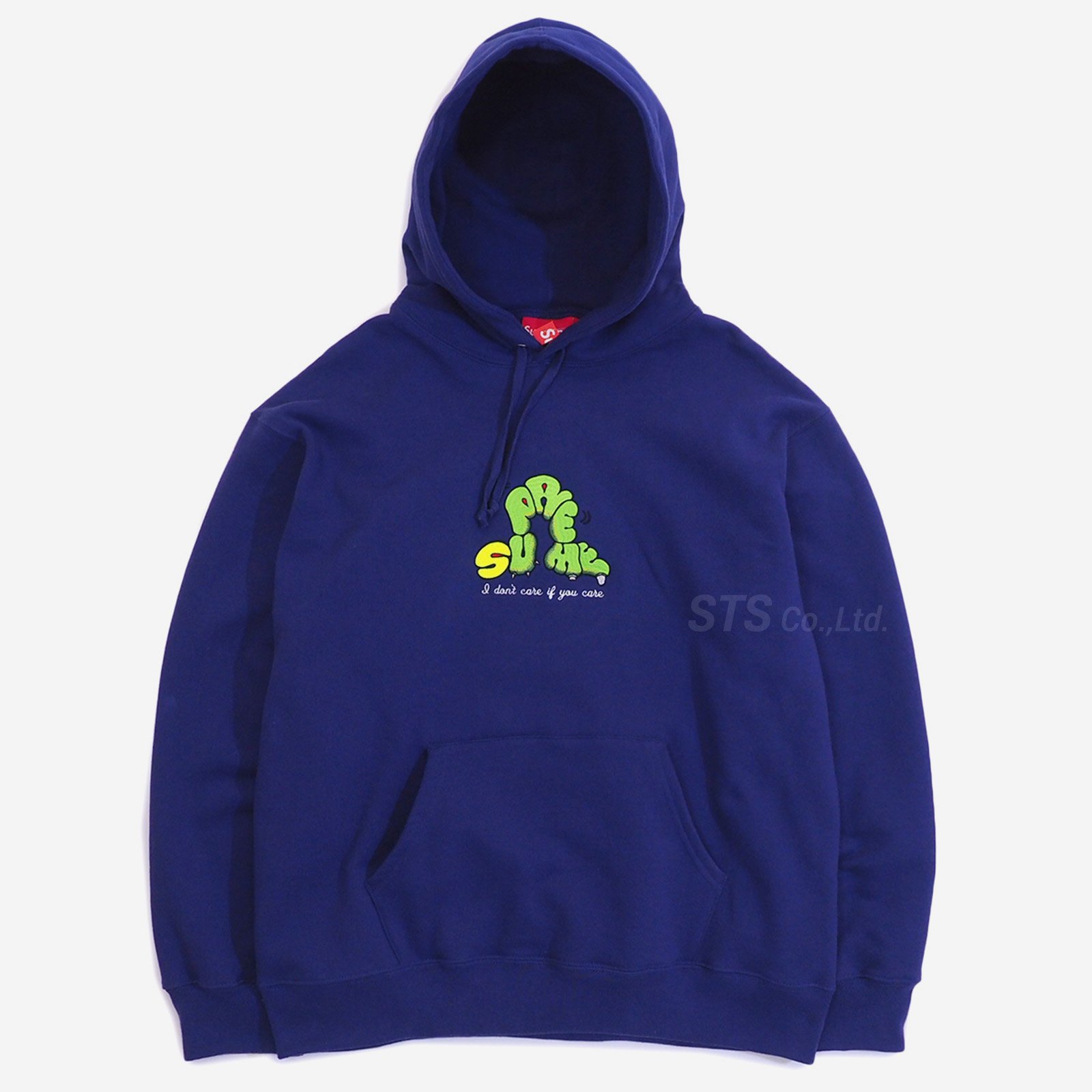 Supreme - Don't Care Hooded Sweatshirt - ParkSIDER