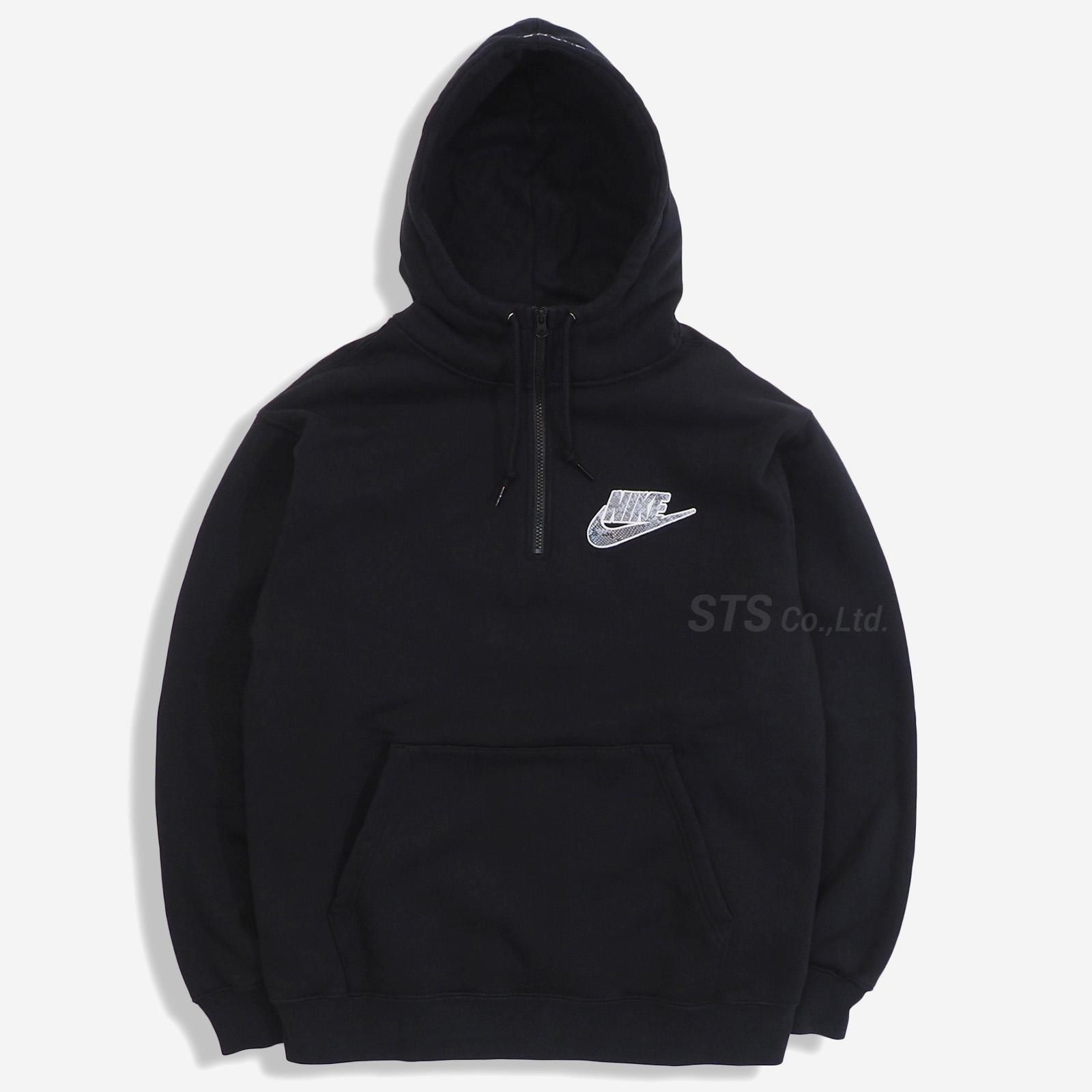 Supreme(シュプリーム) ×NIKE(ナイキ) ハーフzipパーカー/L着丈→67