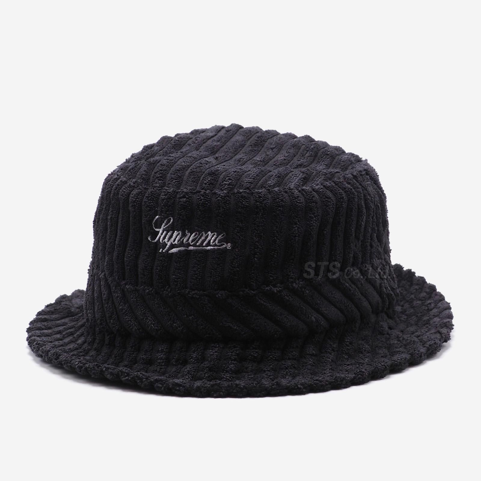 【美品】Supreme Terry Corduroy Crusher ハット 黒 Supreme - Terry Corduroy Crusher - ParkSIDER