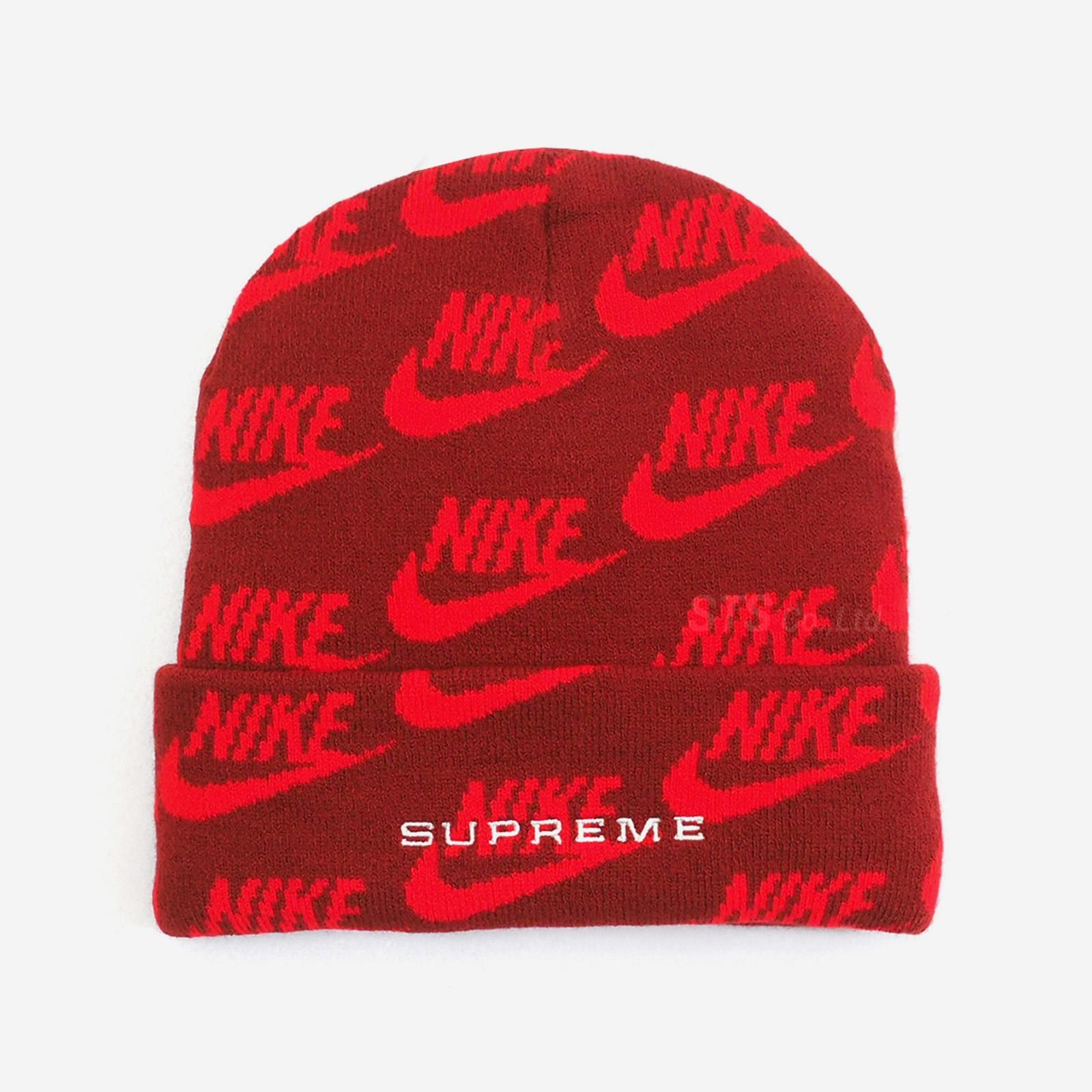 Supreme Nike Jacquard Logos Beanie Parksider