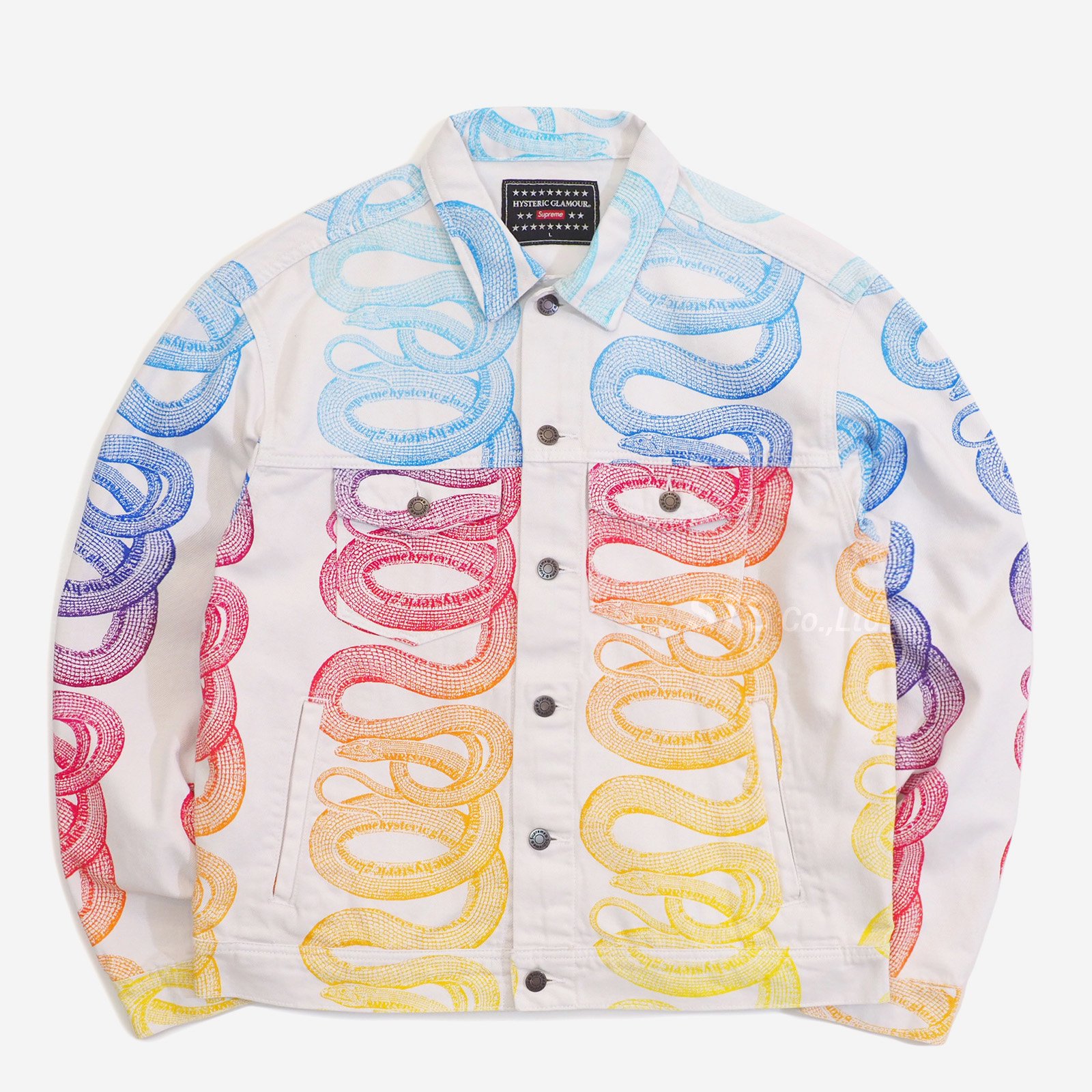 Supreme/Hysteric Glamour Snake Denim Trucker Jacket - ParkSIDER