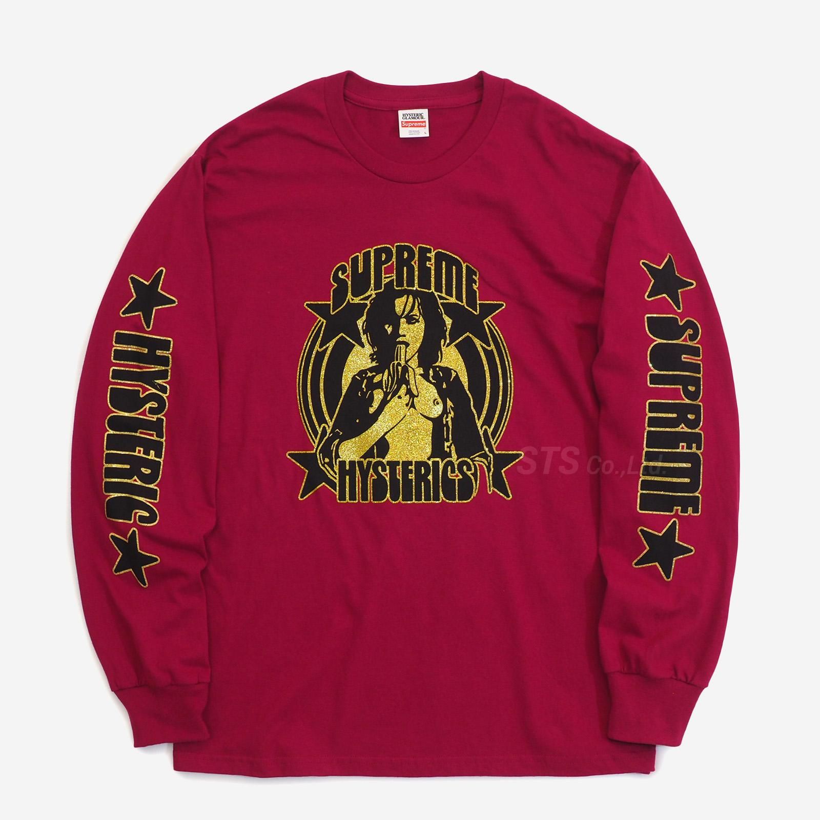 Supreme × HYSTERIC GLAMOUR RED L 美品