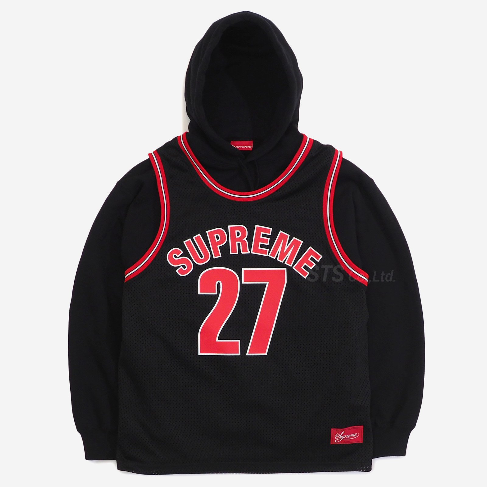 Supreme - Basketball Jersey Hooded Sweatshirt - ParkSIDER