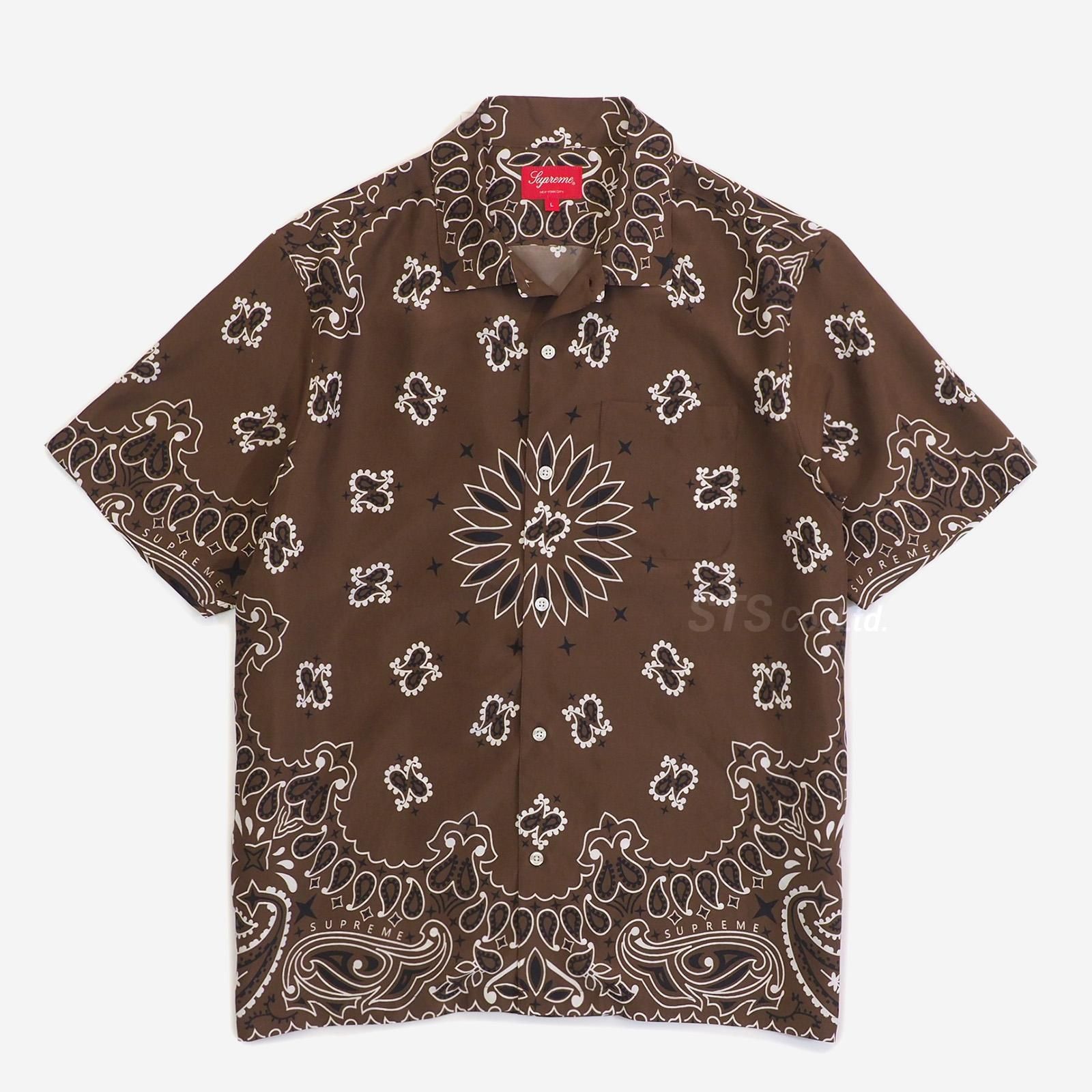 Supreme - Bandana Silk S/S Shirt - ParkSIDER