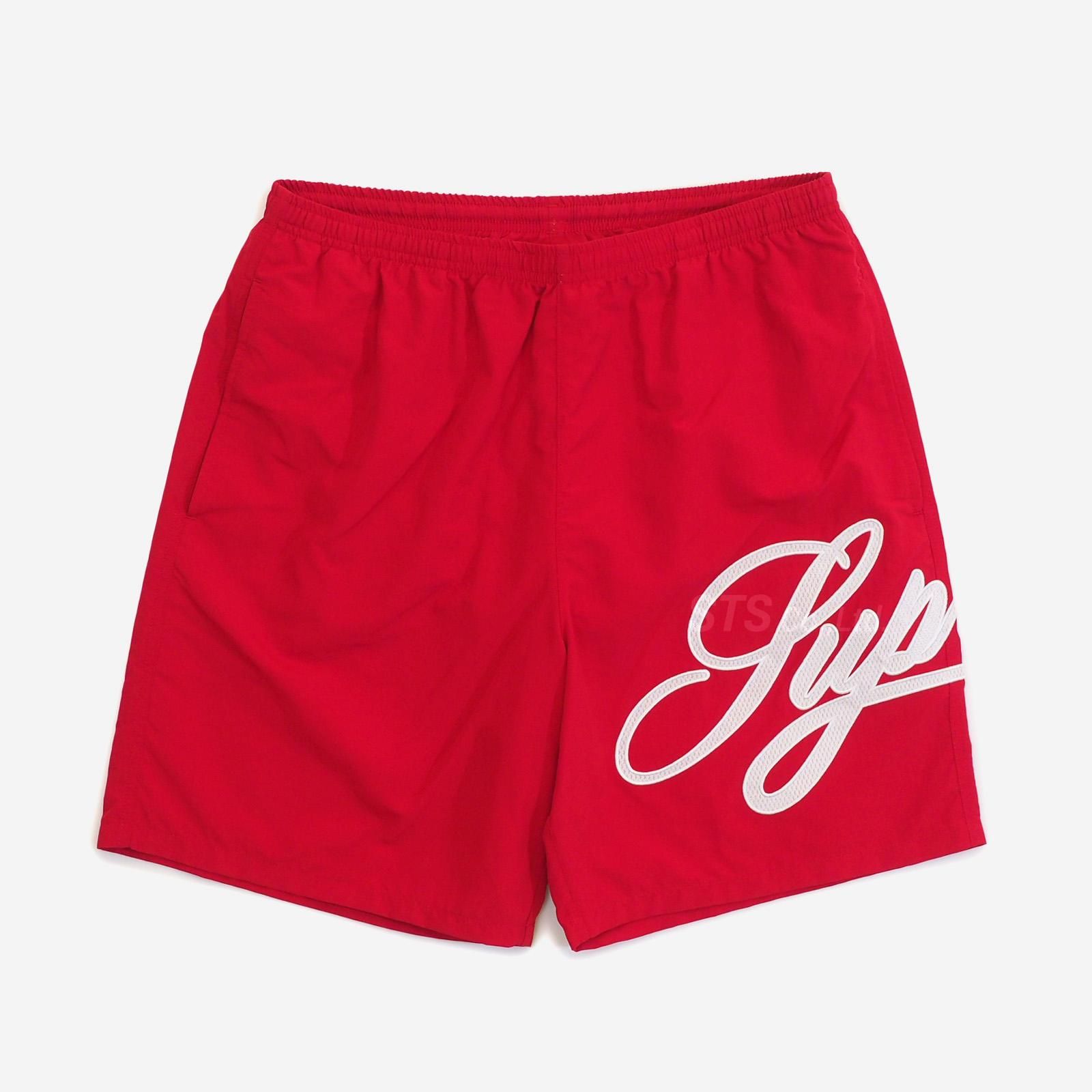 新品！supreme シュプリーム メッシュ スクリプトロゴ ウォーターショーツ SS24 Supreme Ultrasuede Mesh Short - メッシュ ショーツ