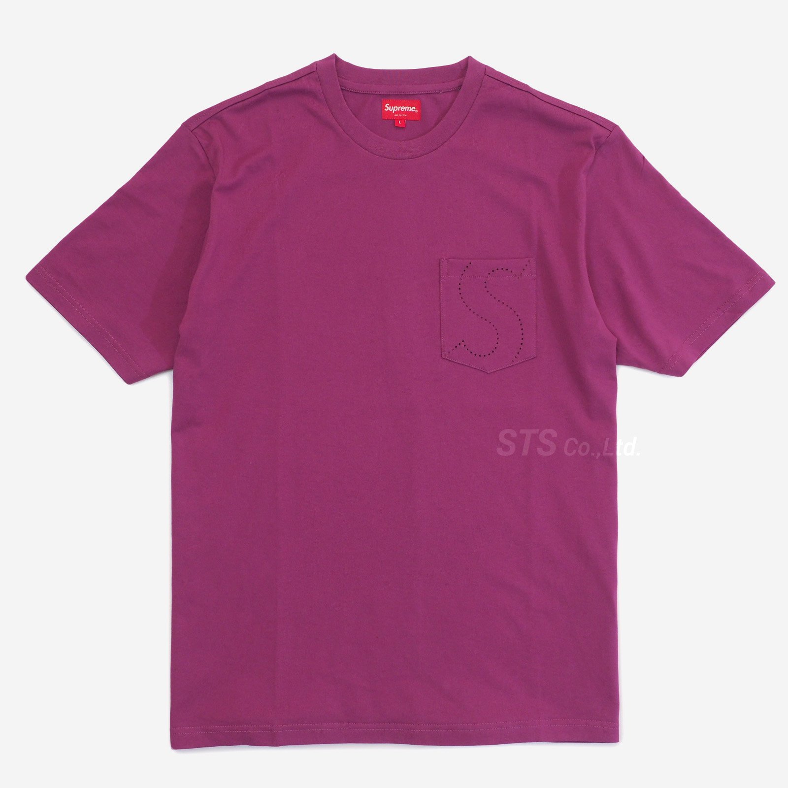 Supreme - Laser Cut S Logo Pocket Tee - ParkSIDER