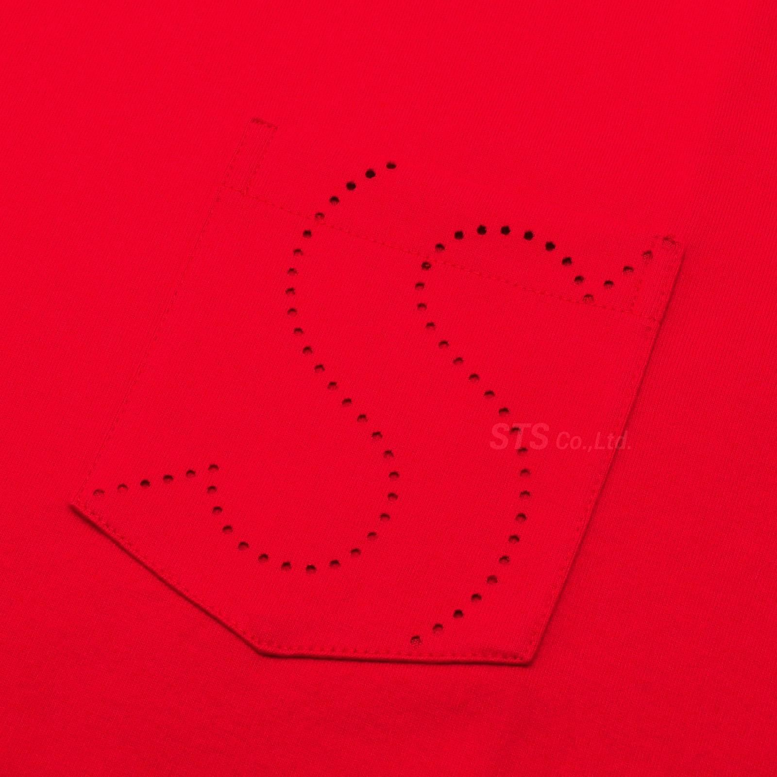 新品 Supreme Laser Cut S Logo Pocket Tee 白 Supreme - Laser Cut S Logo Pocket Tee - ParkSIDER