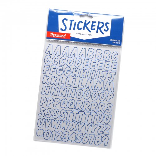 Thousand - Thousand Jr. Sticker Sheet / Lots of Letters