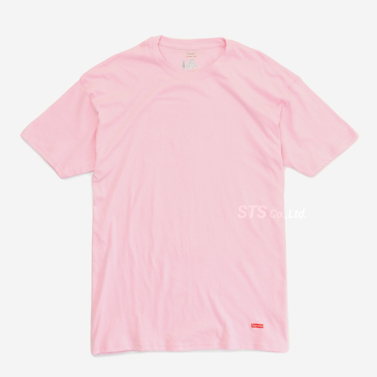 Supreme/Hanes Tagless Tees - Pink (2 Pack) - ParkSIDER