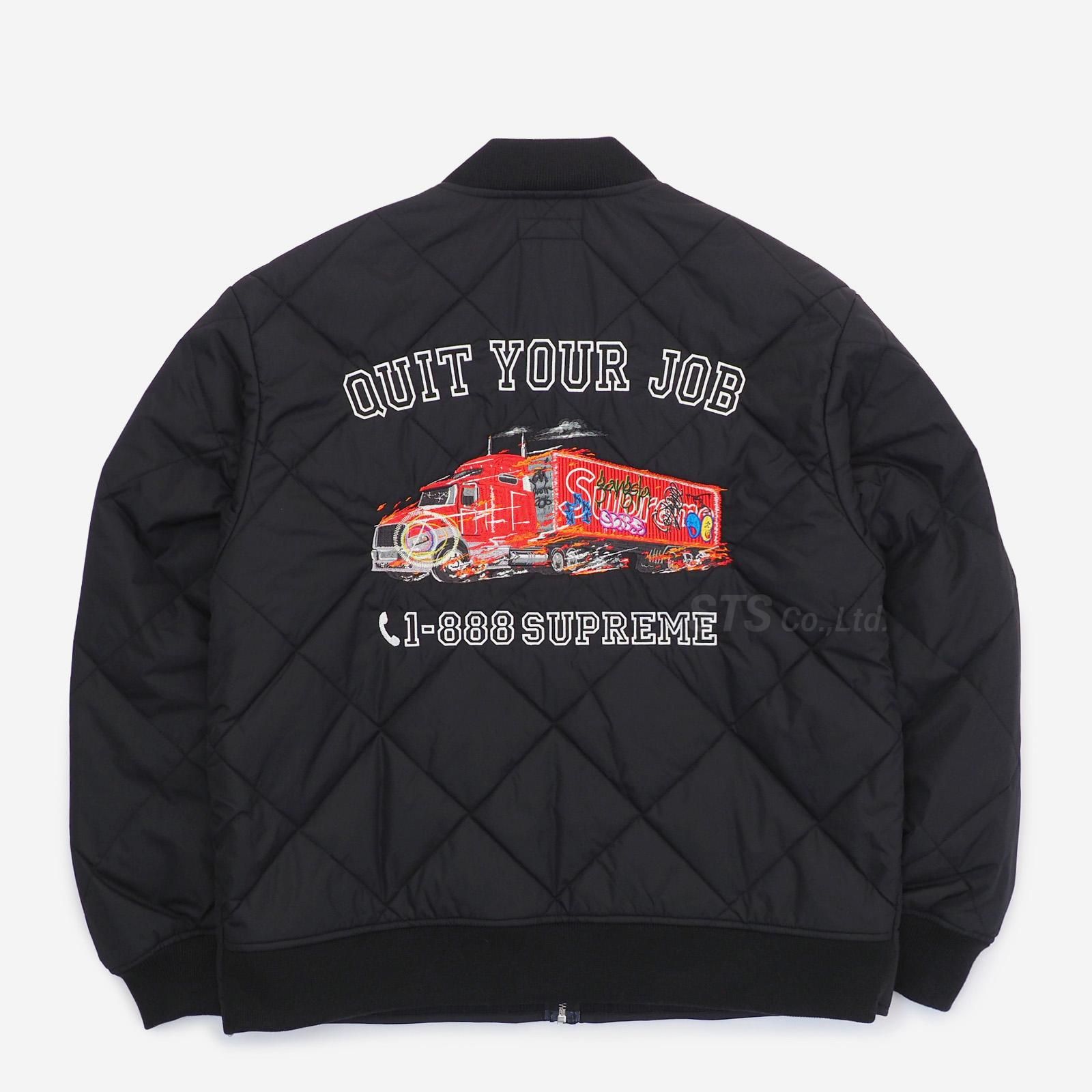 Supreme Quit Your Job Quilted Jacket | www.innoveering.net