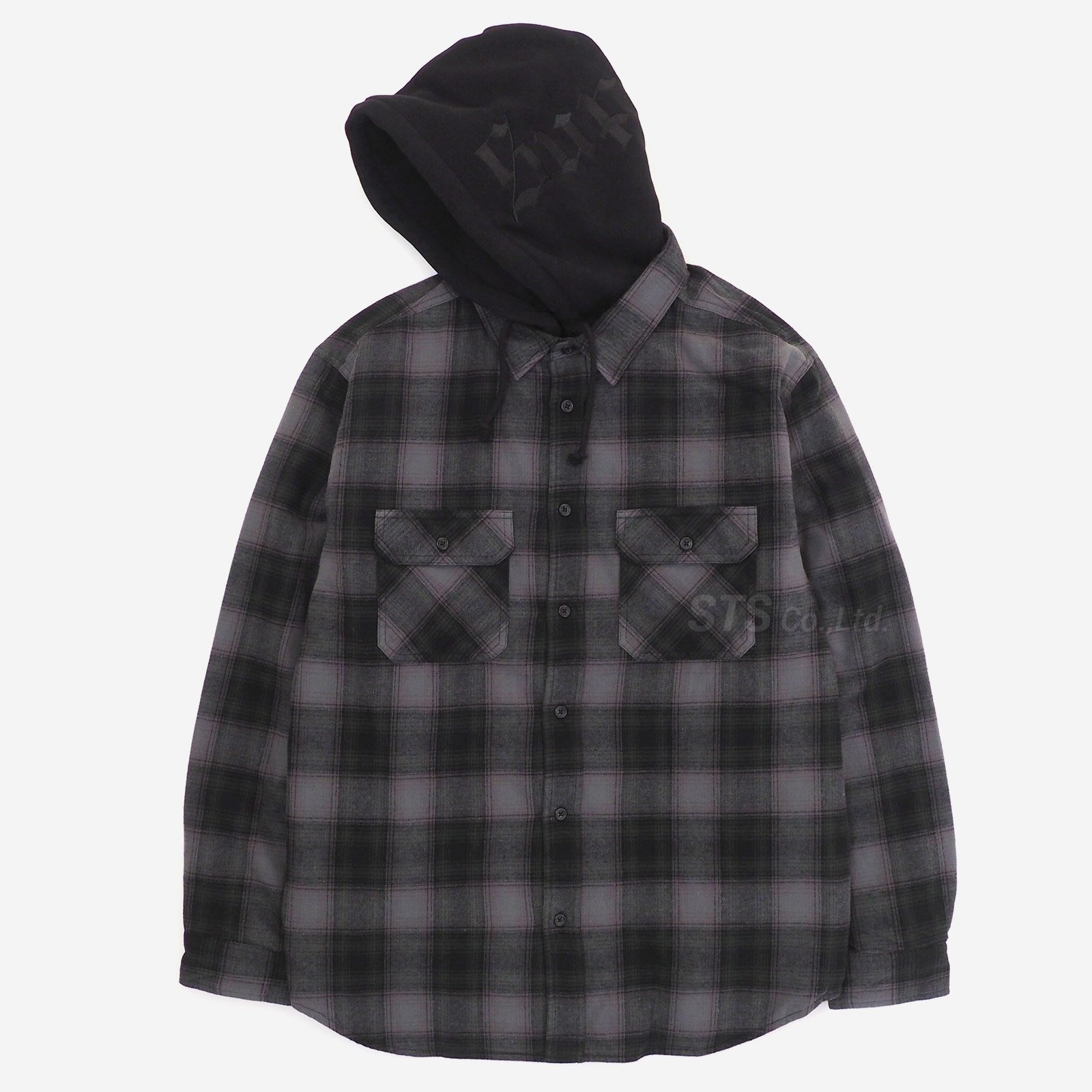 Supreme - Hooded Flannel Zip Up Shirt - ParkSIDER