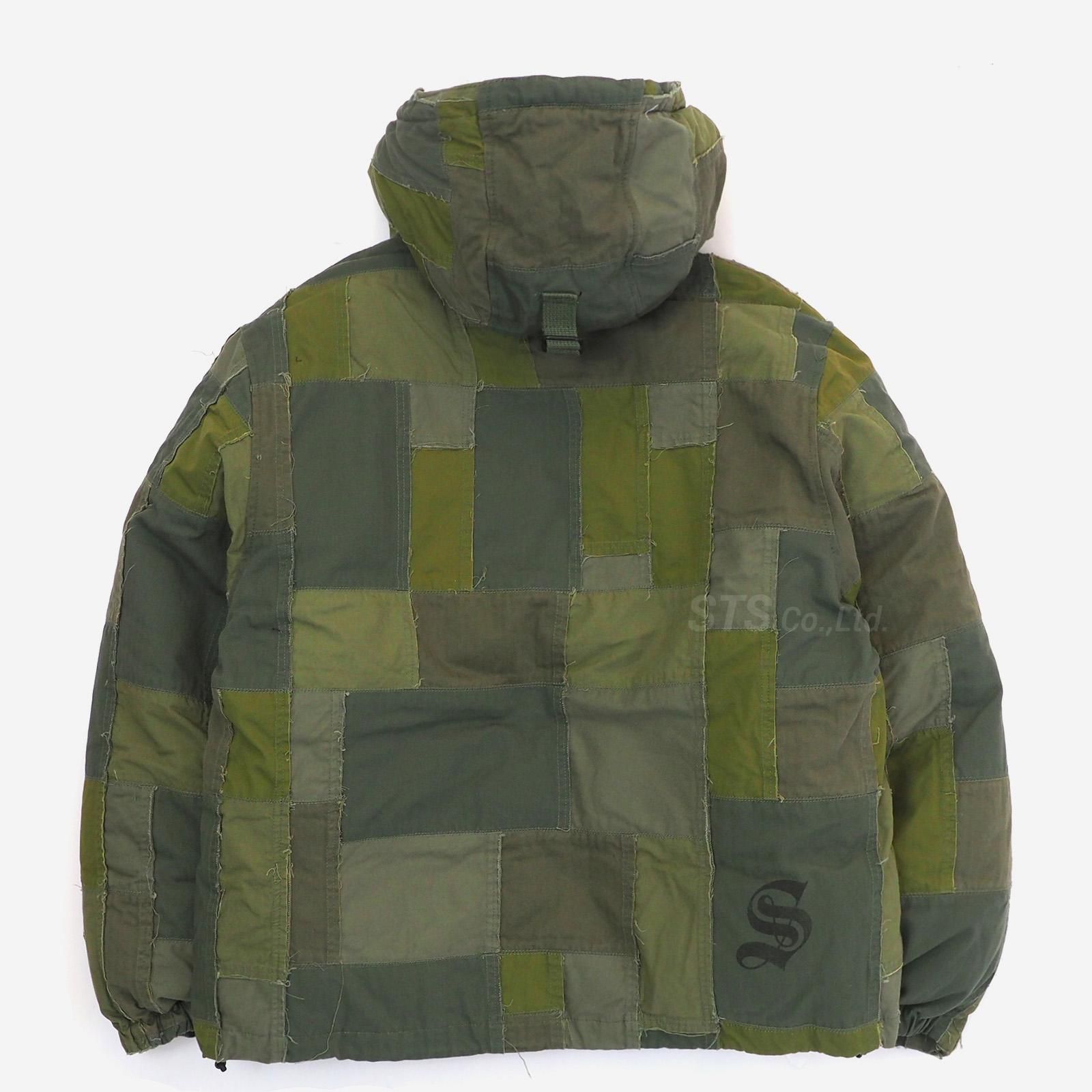 Supreme　ナイロンジャケット　裏地ファー　星条旗　ワッペン　シュプリーム 12060888-a.jpg