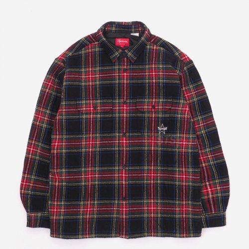 Supreme - Quilted Plaid Flannel Shirt