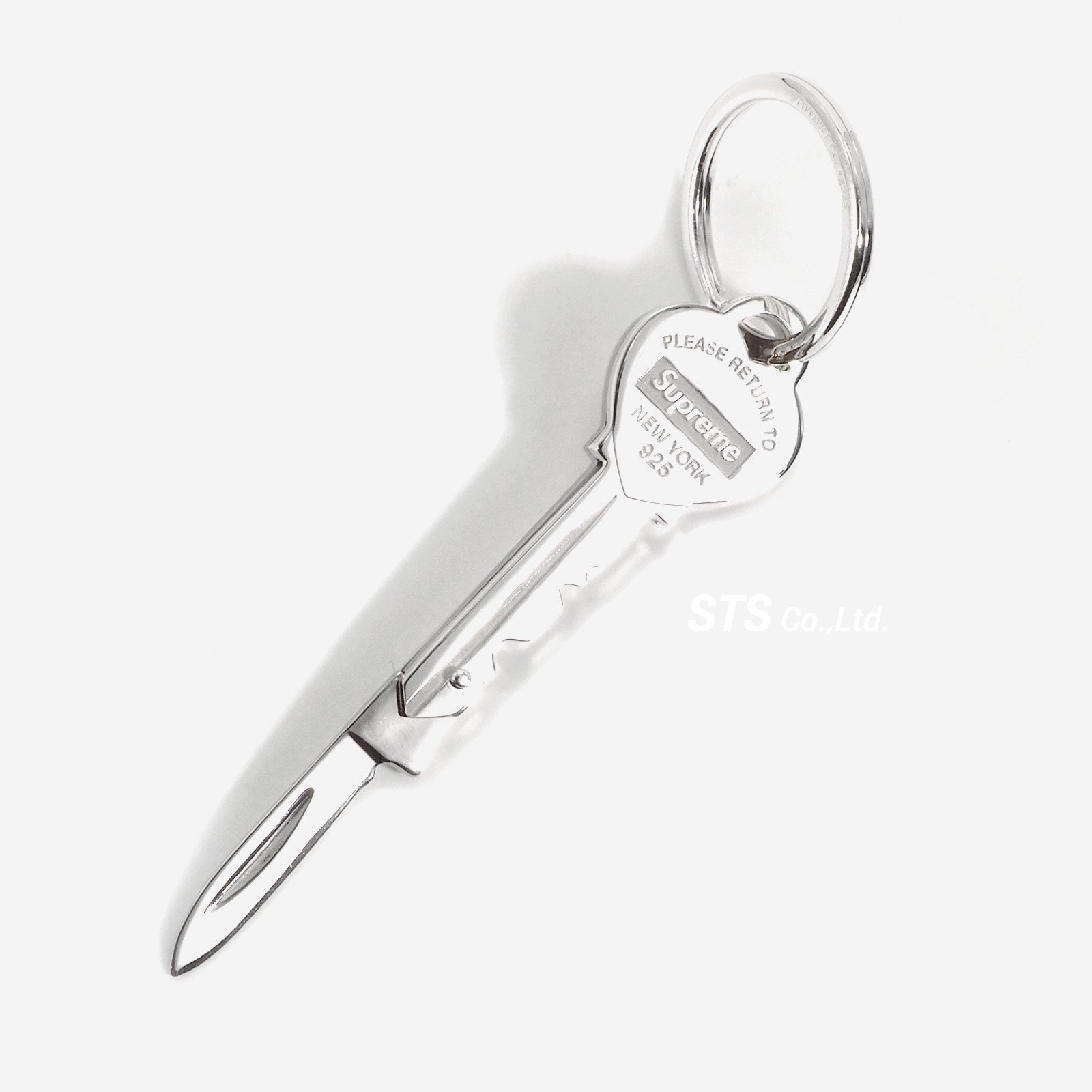 Supreme/Tiffany&Co. Return to Tiffany Heart Knife Key Ring - ParkSIDER