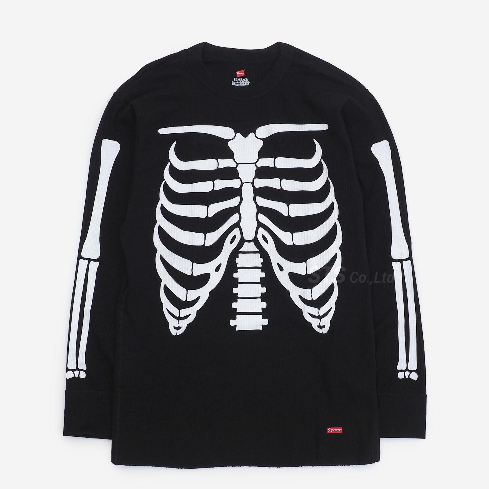 Supreme Hanes Bones Thermal Crew S  size