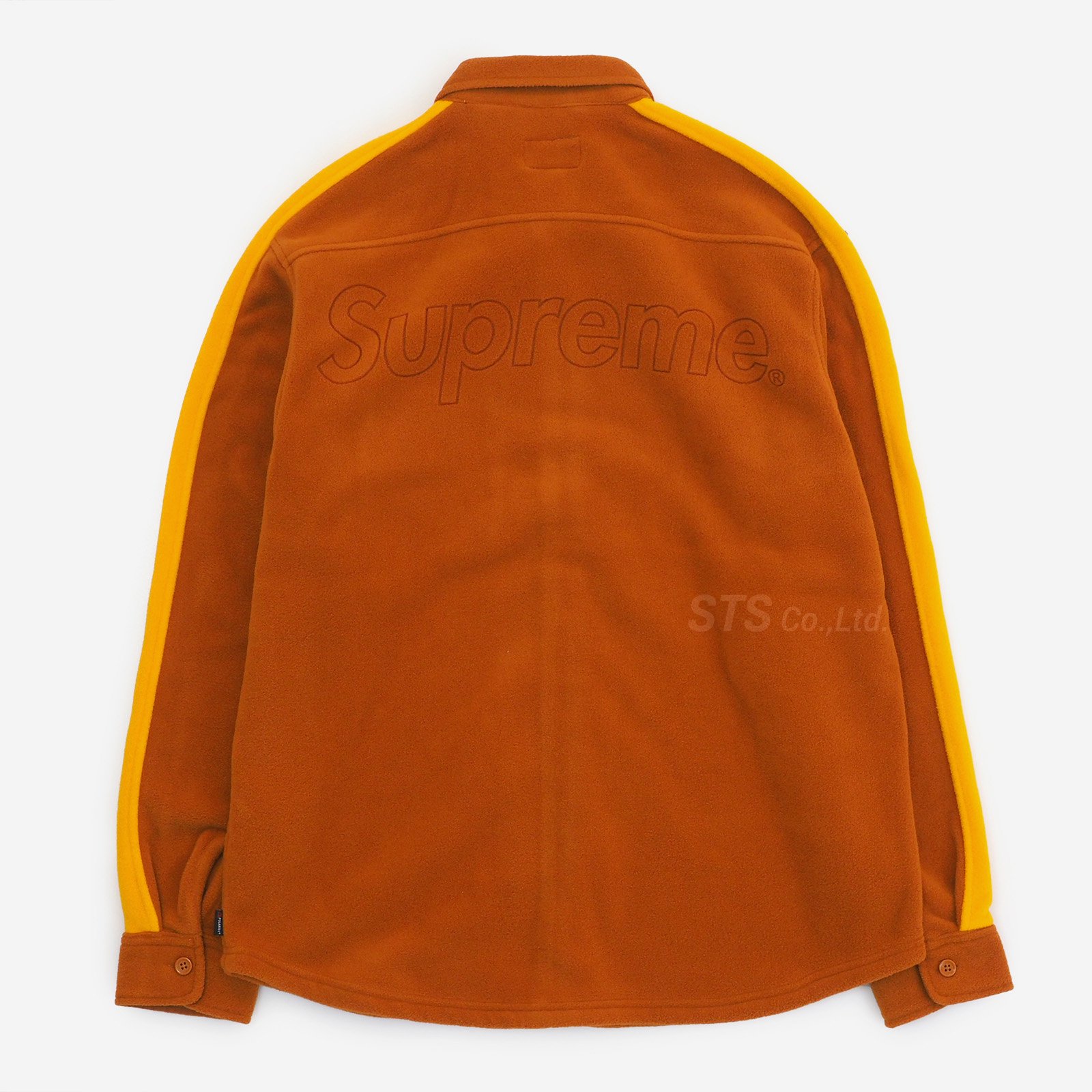 Sサイズ Supreme Polartec Shirt Rust ポーラーテック
