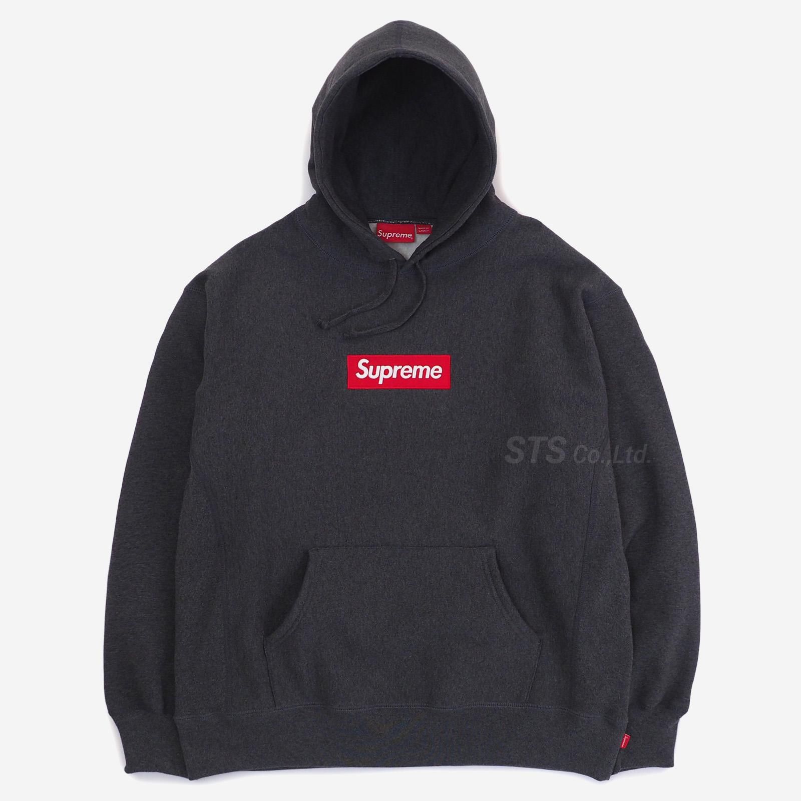 supSupreme Box Logo Hooded Sweatshirt Plum