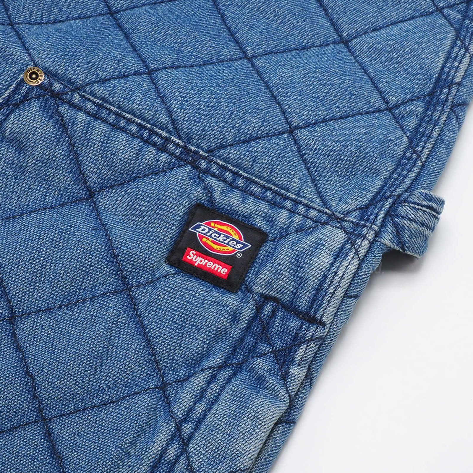 Supreme Dickies Quilted 36 ダブルニーパンツ XL 黒