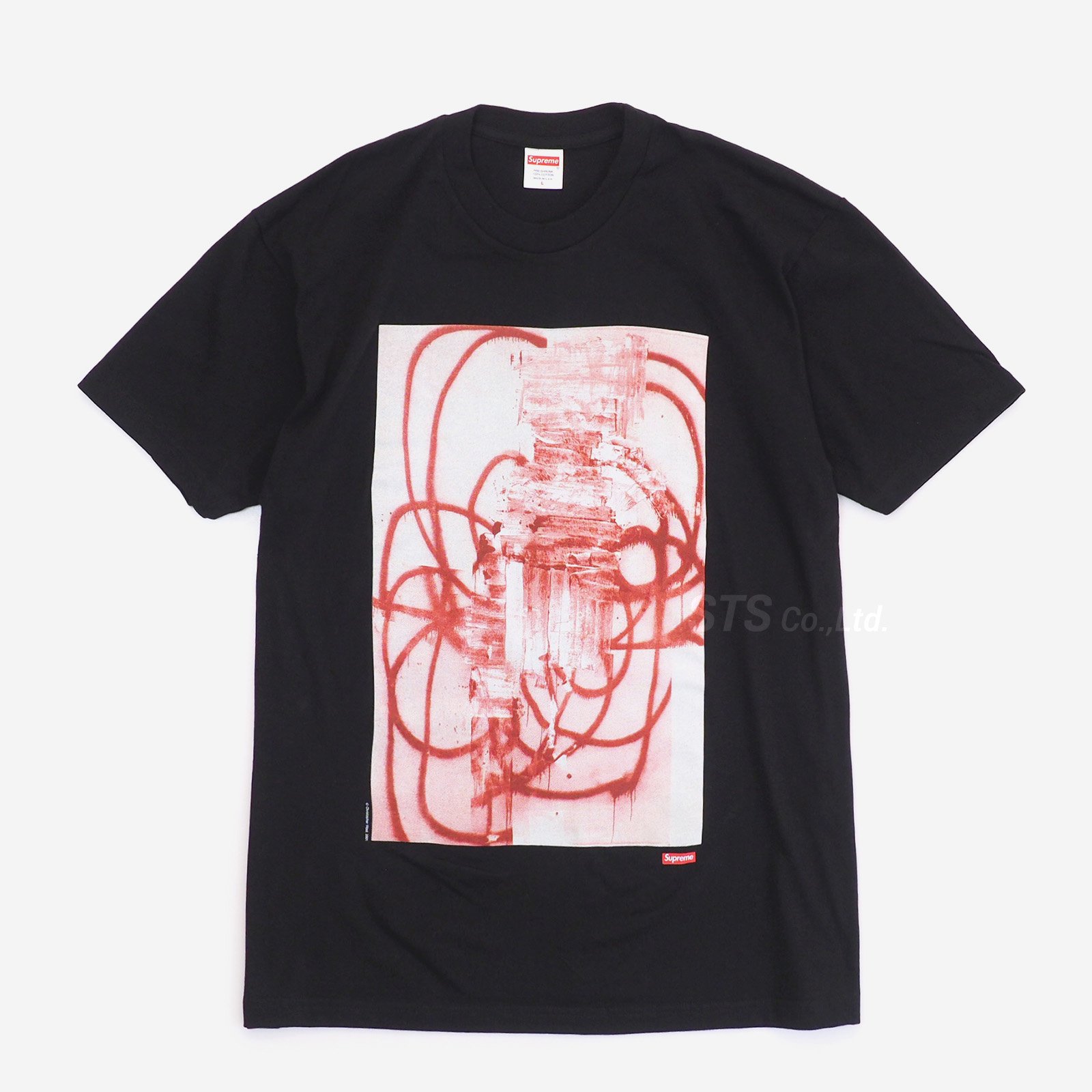L☆黒☆Christopher Wool/Supreme 2001 Tee - Tシャツ/カットソー(半袖