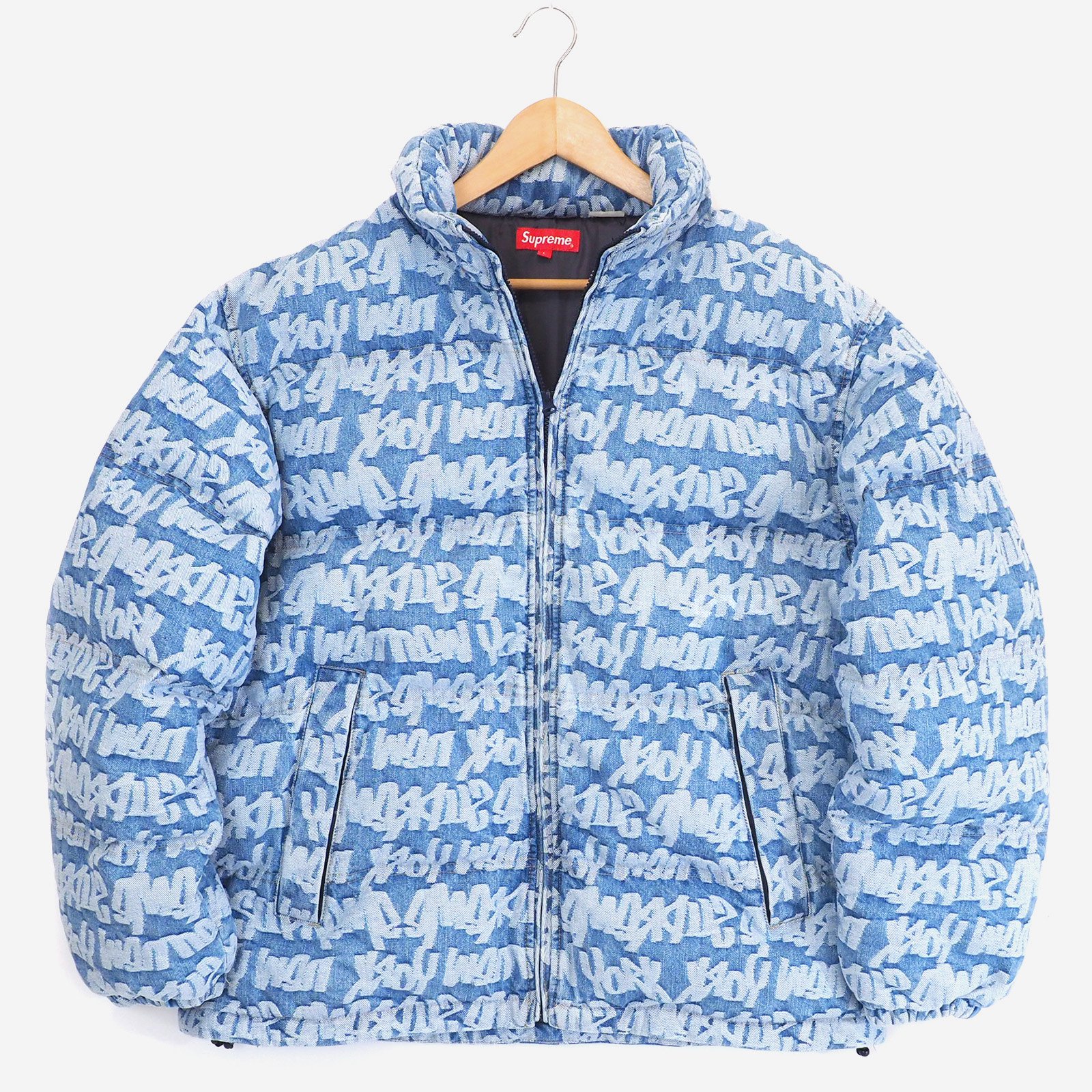 Supreme - Fat Tip Jacquard Denim Puffer Jacket - ParkSIDER