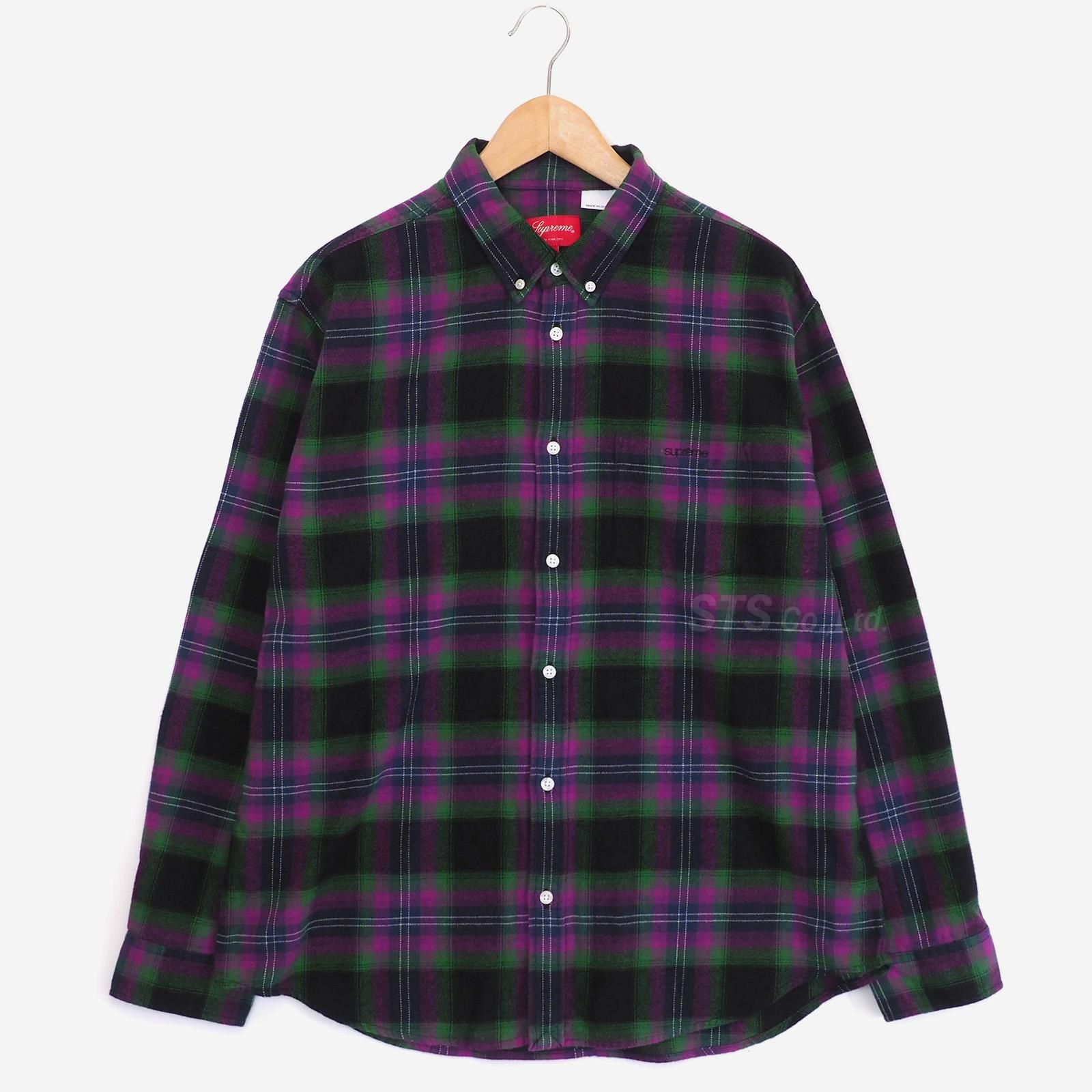 L Supreme Brushed Plaid Flannel Shirt | yoshi-sushi.ca