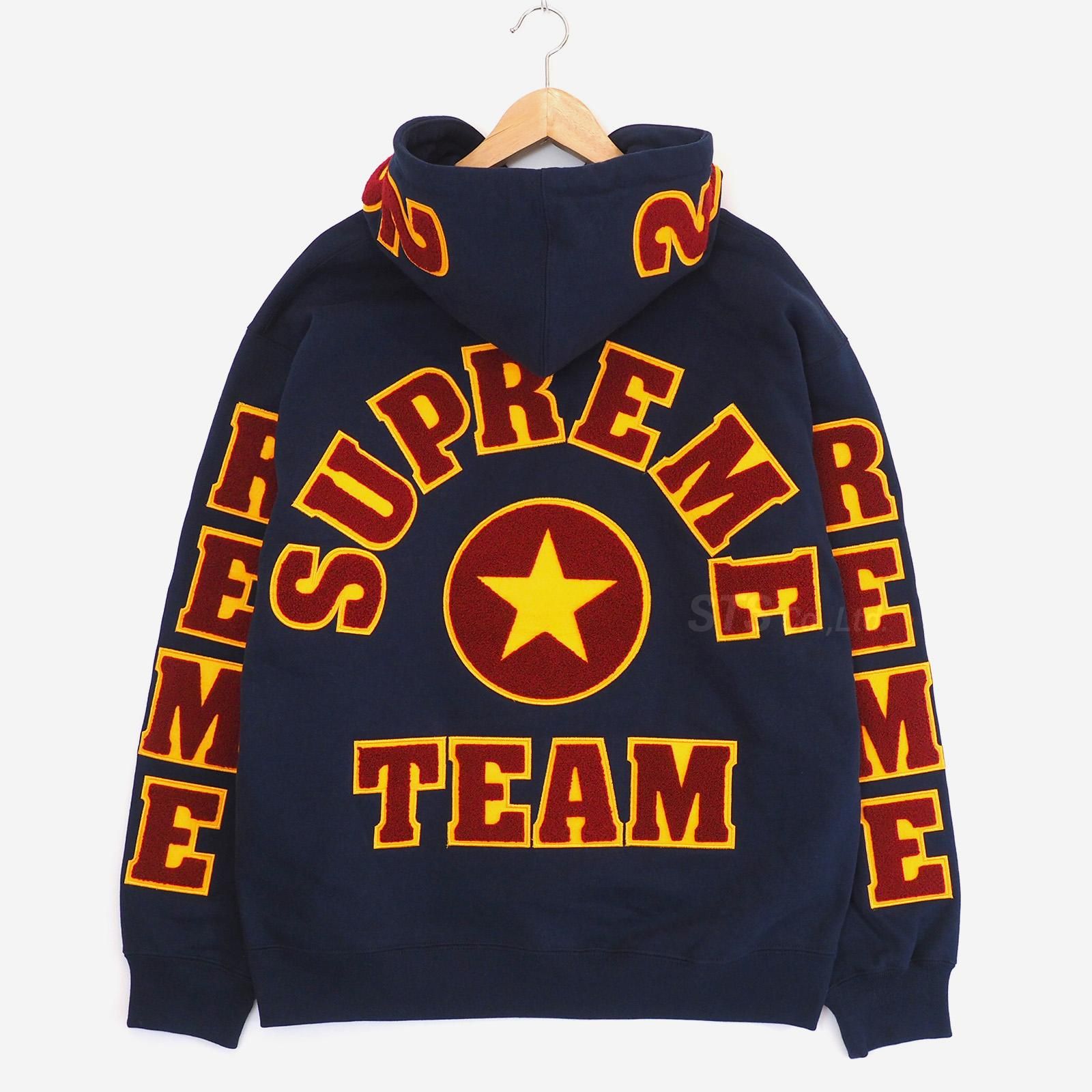 Supreme - Supreme Team Chenille Hooded Sweatshirt - ParkSIDER