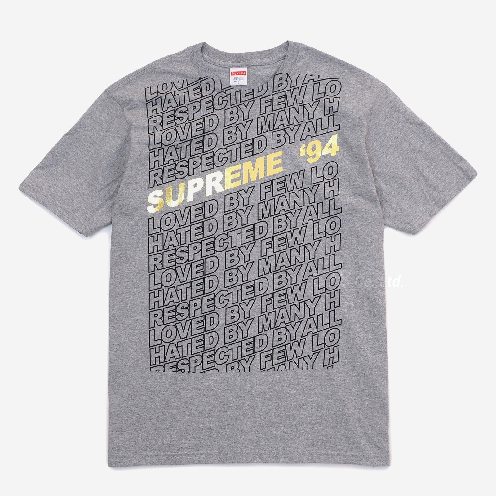 Supreme - Respected Tee - ParkSIDER