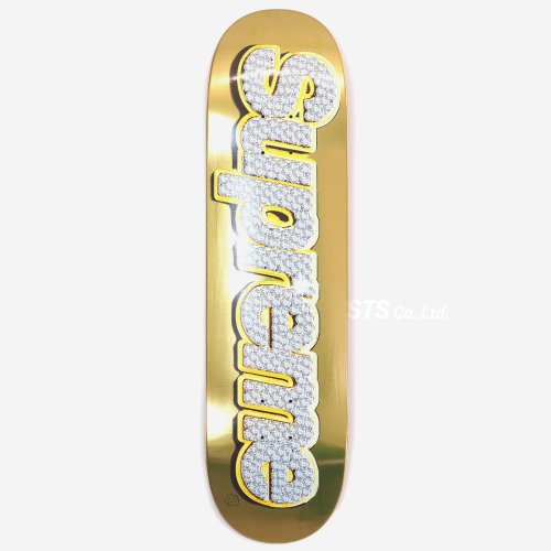 Supreme - Bling Box Logo Skateboard Deck (Gold) – eluXive