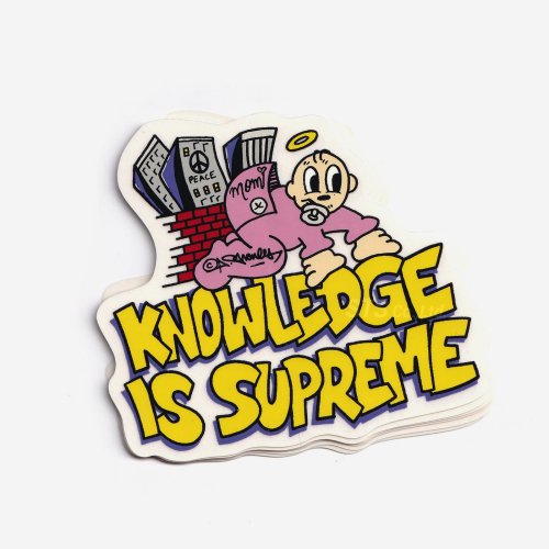 Supreme - Knowledge Sticker
