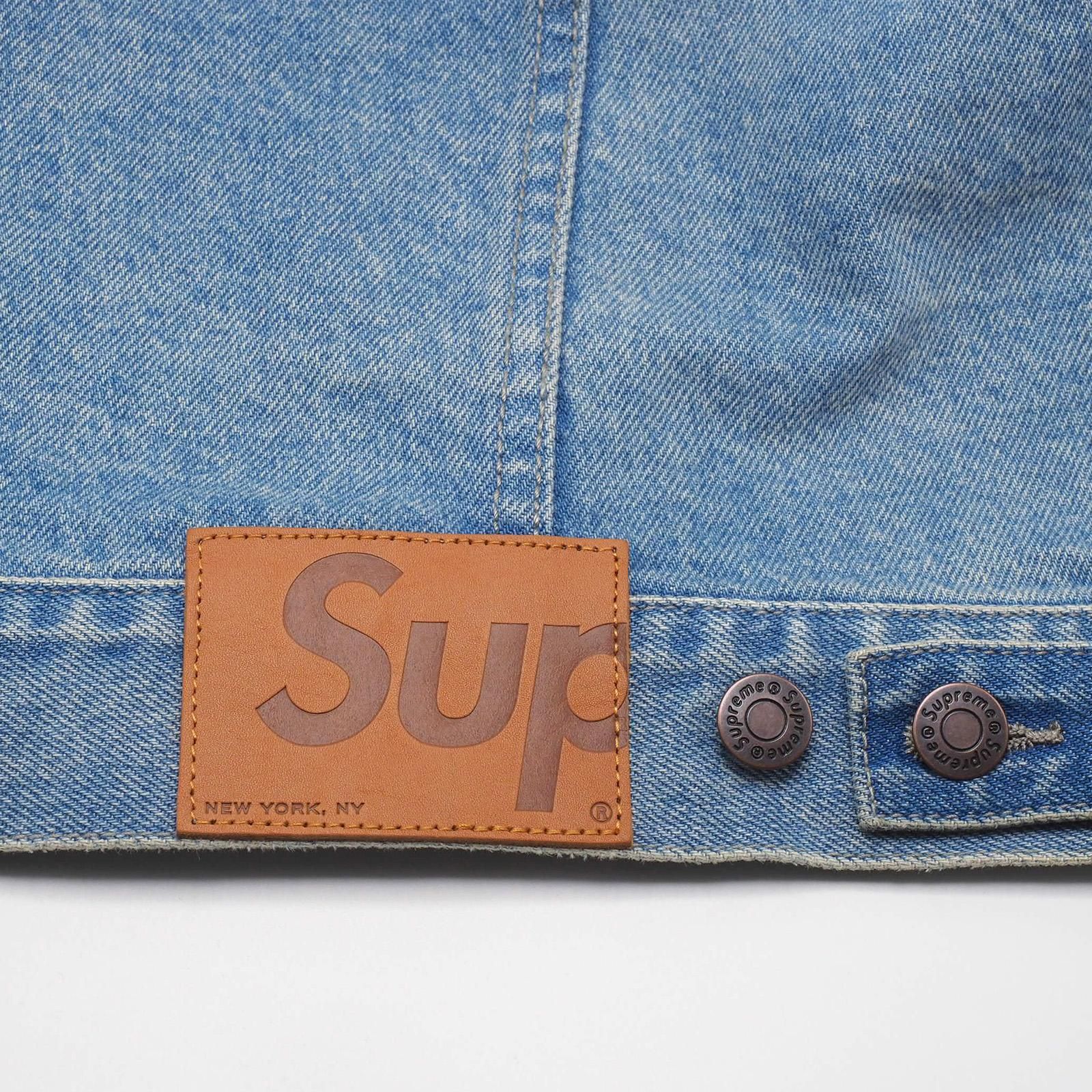 Supreme - Inset Logo Denim Trucker Jacket - ParkSIDER