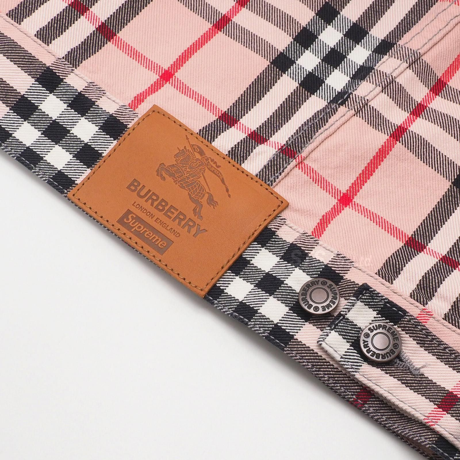 Supreme/Burberry Denim Trucker Jacket - ParkSIDER Supreme/Burberry Denim Trucker Jacket - ParkSIDER