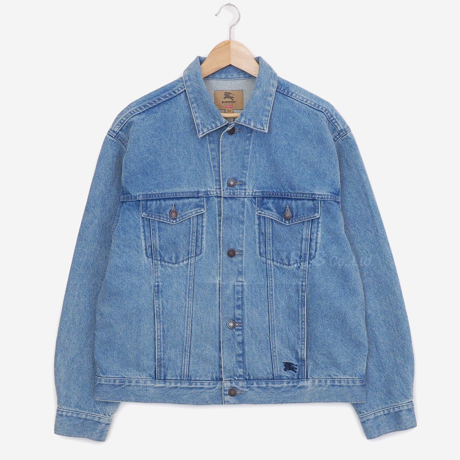 Supreme/Burberry Denim Trucker Jacket - ParkSIDER