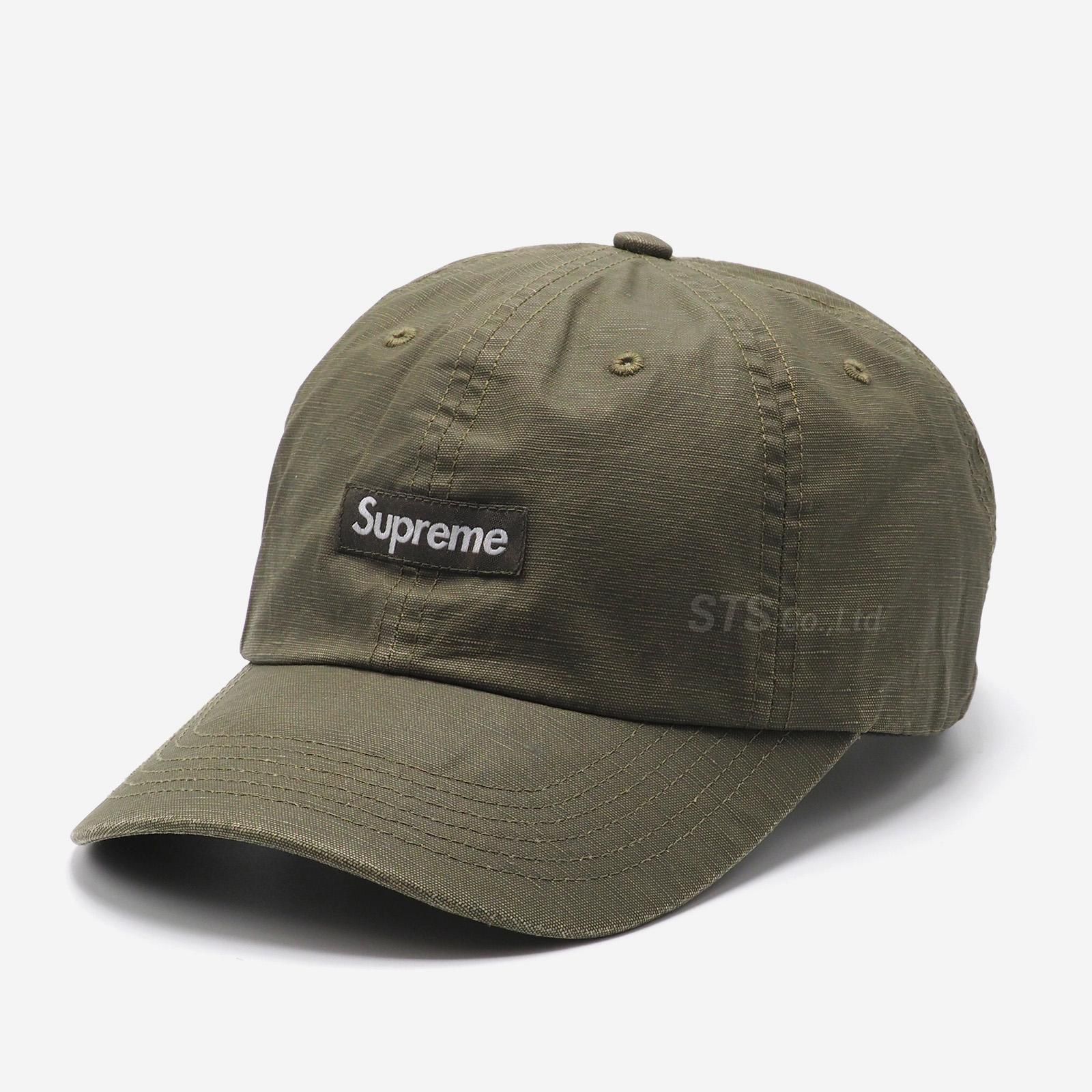【supreme】スモール ボックス コーテッド リネン 6-パネルキャップ Small Box Coated Linen 6-Panel | Supreme 22ss