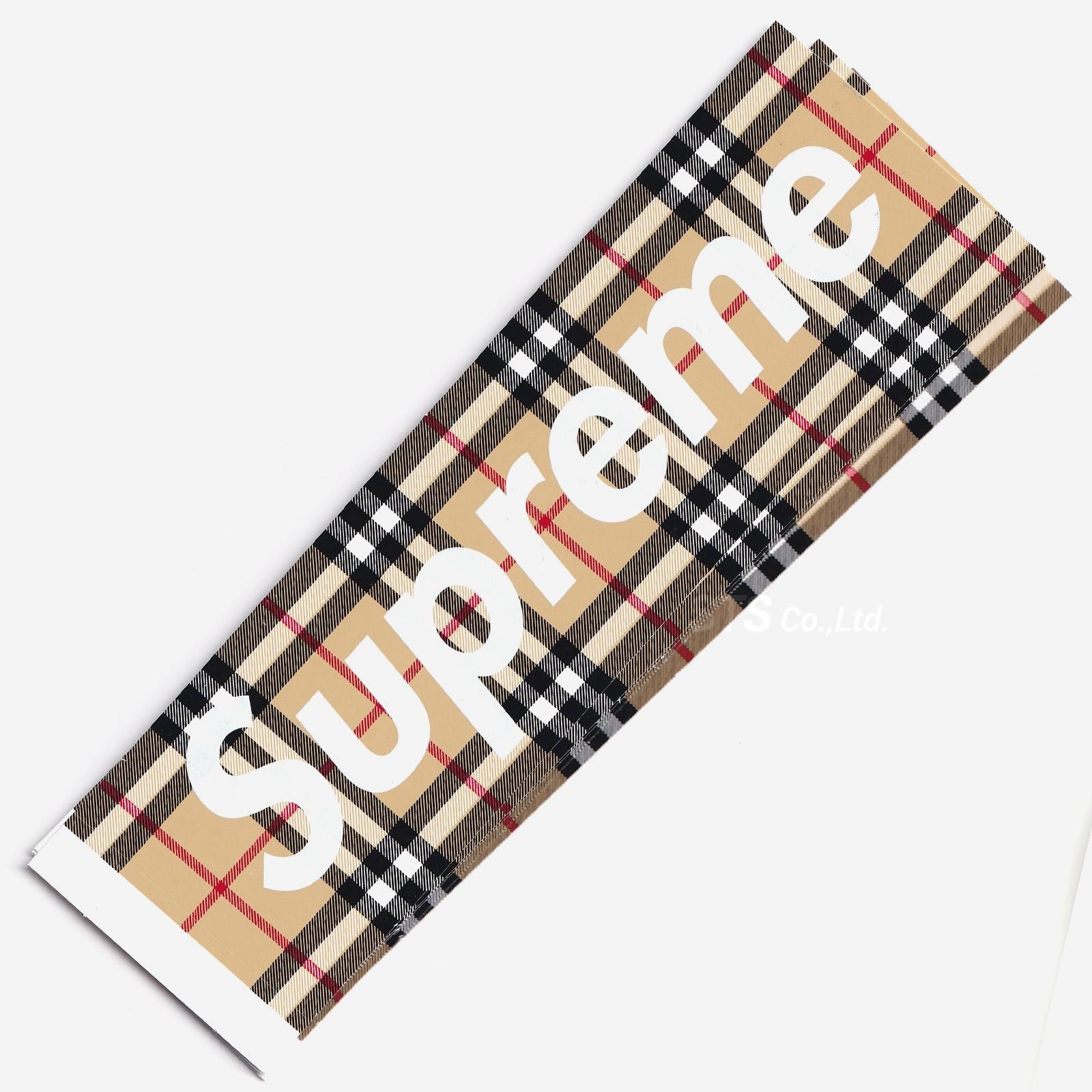 Supreme/Burberry Box Logo Sticker - ParkSIDER