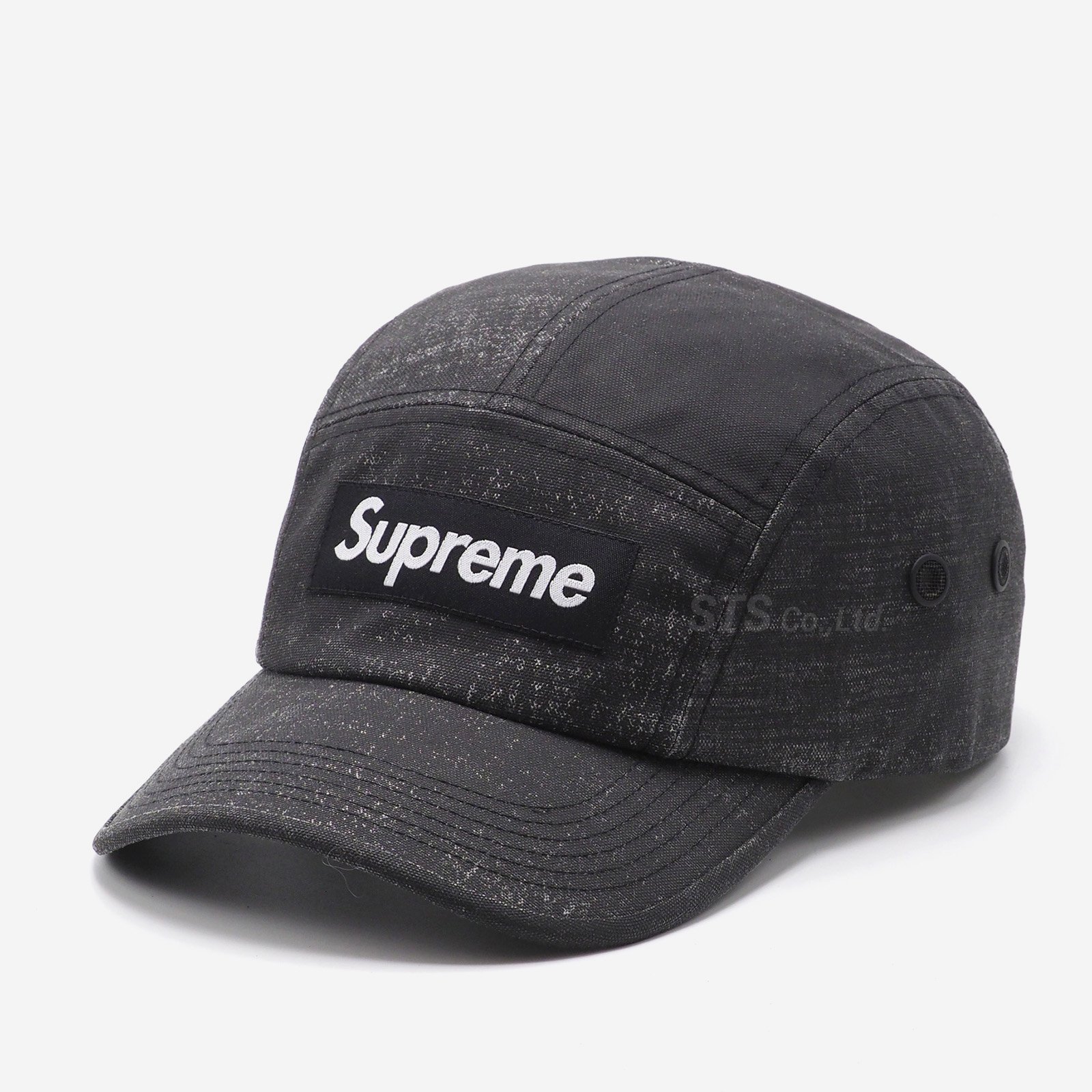 プキャップ [新品]Supreme Coated Cordura Camp Cap 黒 p3FsD