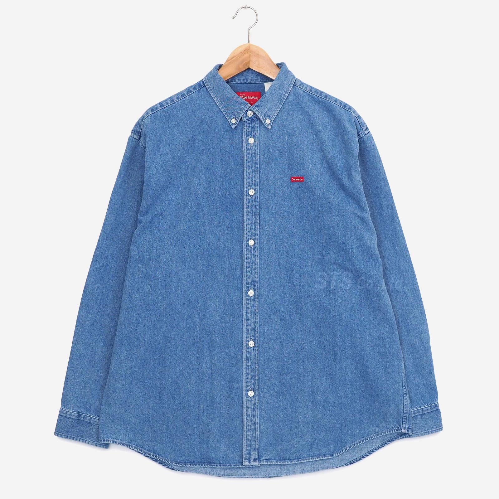 トップス Supreme small box shirt denim Supreme Small Box Shirt (Denim) All cotton with button down
