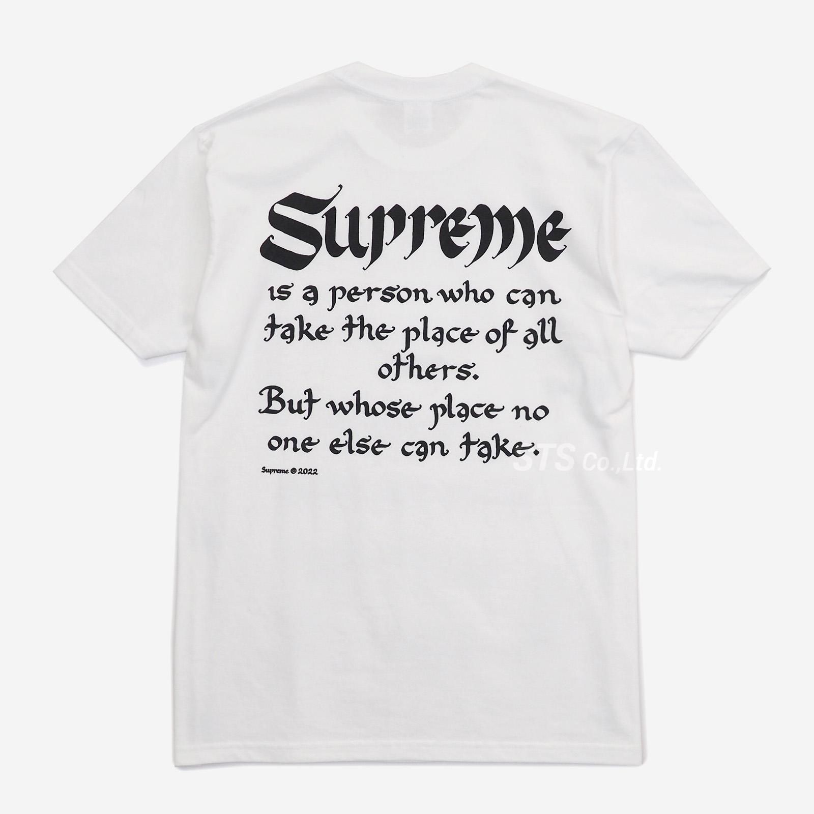 Supreme - Person Tee - ParkSIDER
