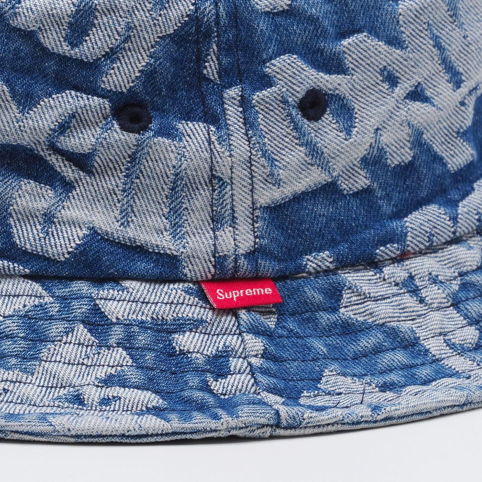 Fat Tip Jacquard Denim Crusher M/L インディゴ Supreme - Fat Tip Jacquard Denim Crusher - ParkSIDER