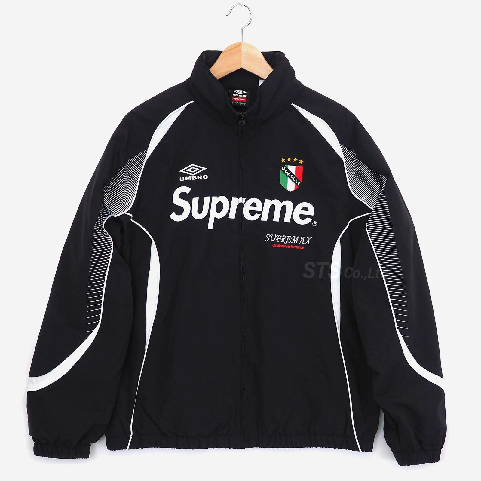 ブラックSupreme  Umbro トラックジャケット シュプリーム　アンブロ XL