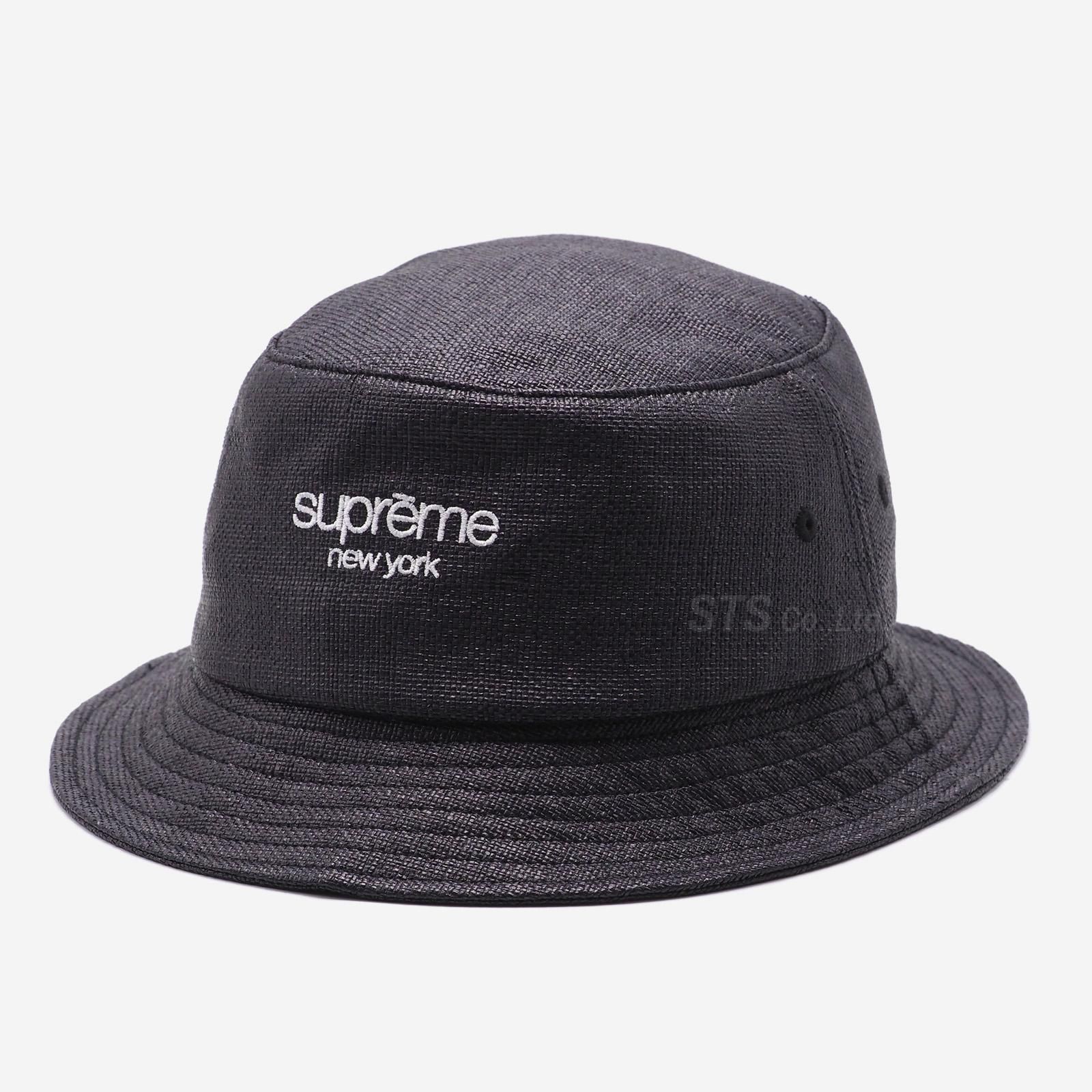 supreme シュプリーム バケットハット クラッシックロゴ ブラック