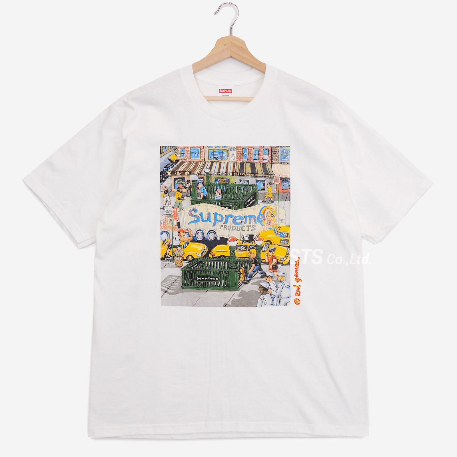 緑M supreme manhattan Teeメンズ