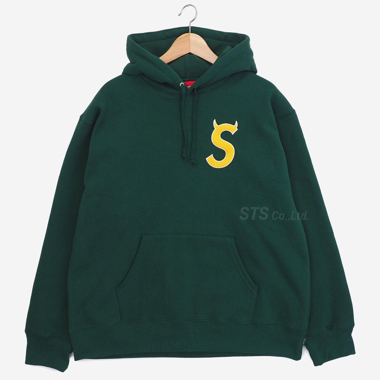 supreme  Sツノフーディーカラーブラウン