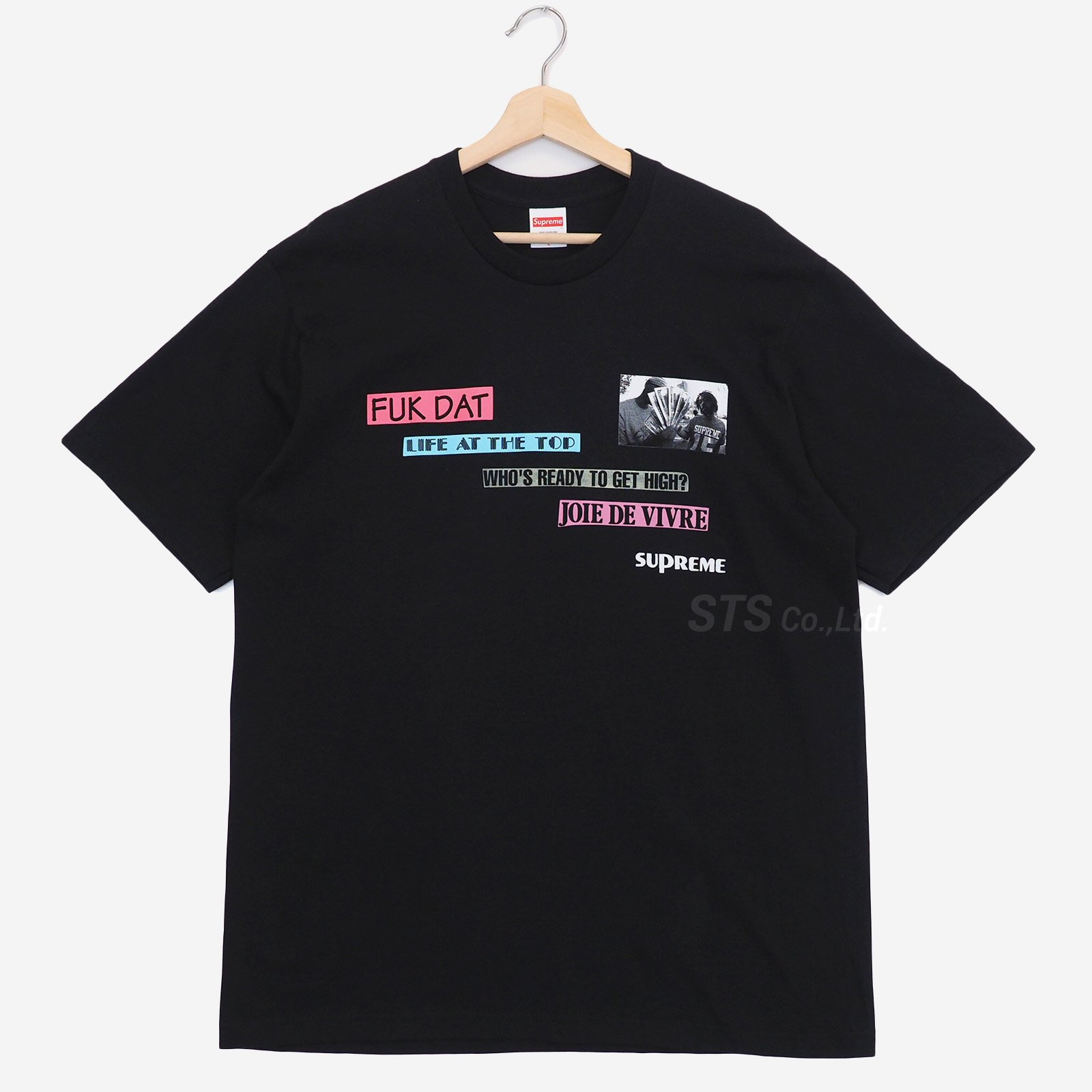 2枚　新品国内正規品　Supreme Tee  Black XL