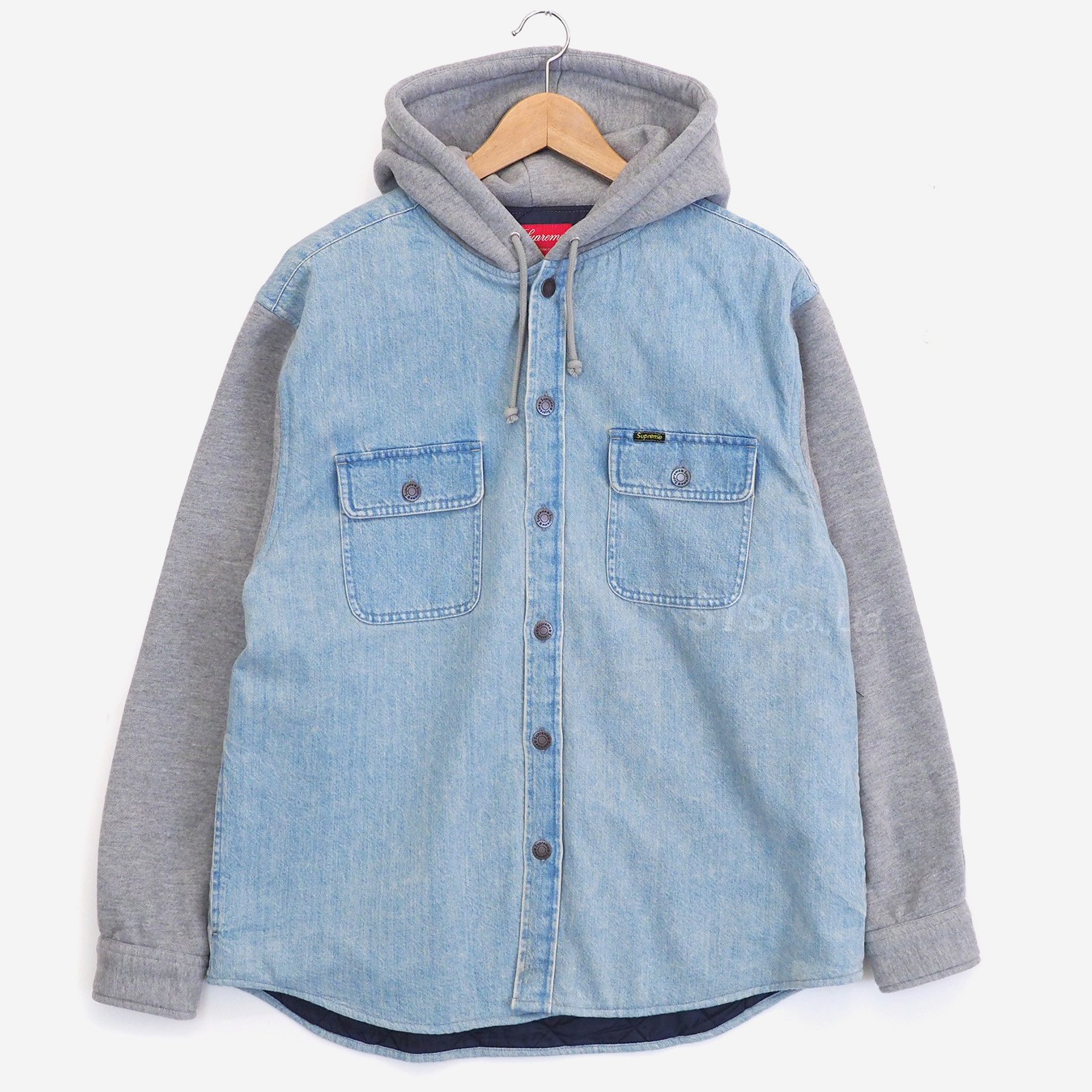 Supreme - Fleece Hooded Denim Shirt - ParkSIDER