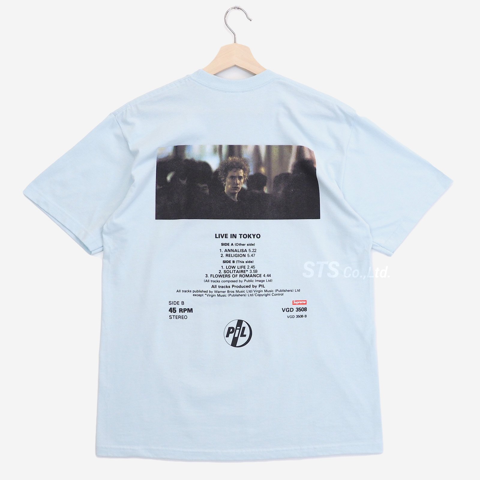 Supreme / PiL Live In Tokyo Tee XL