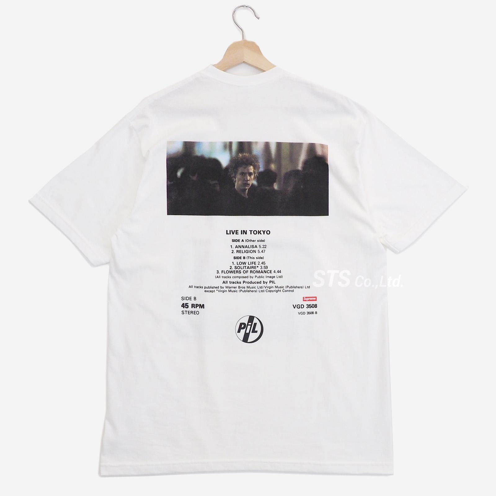 supreme PIL live in Tokyo Tシャツ　Ｌ　ブラック