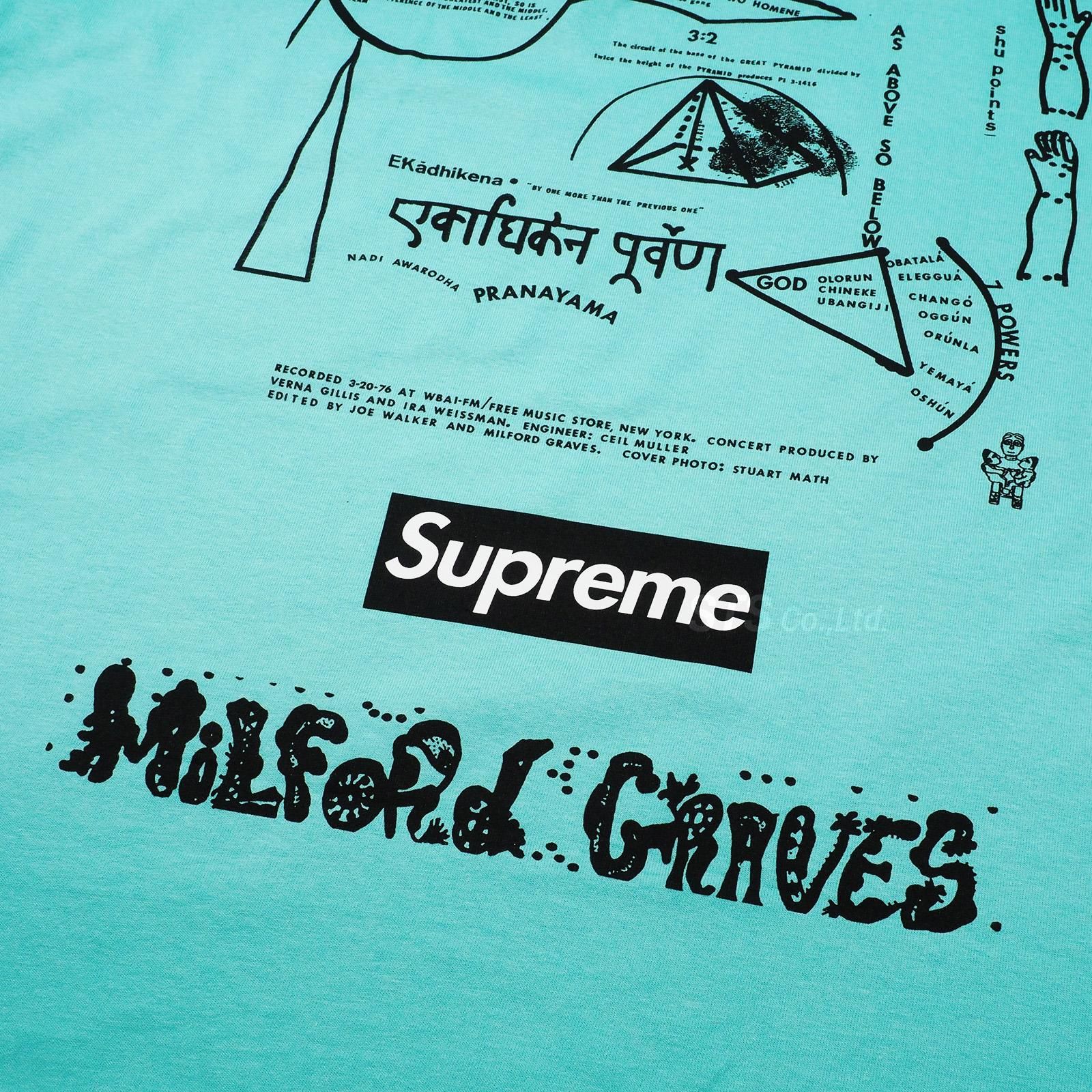 Supreme - Milford Graves Tee - ParkSIDER