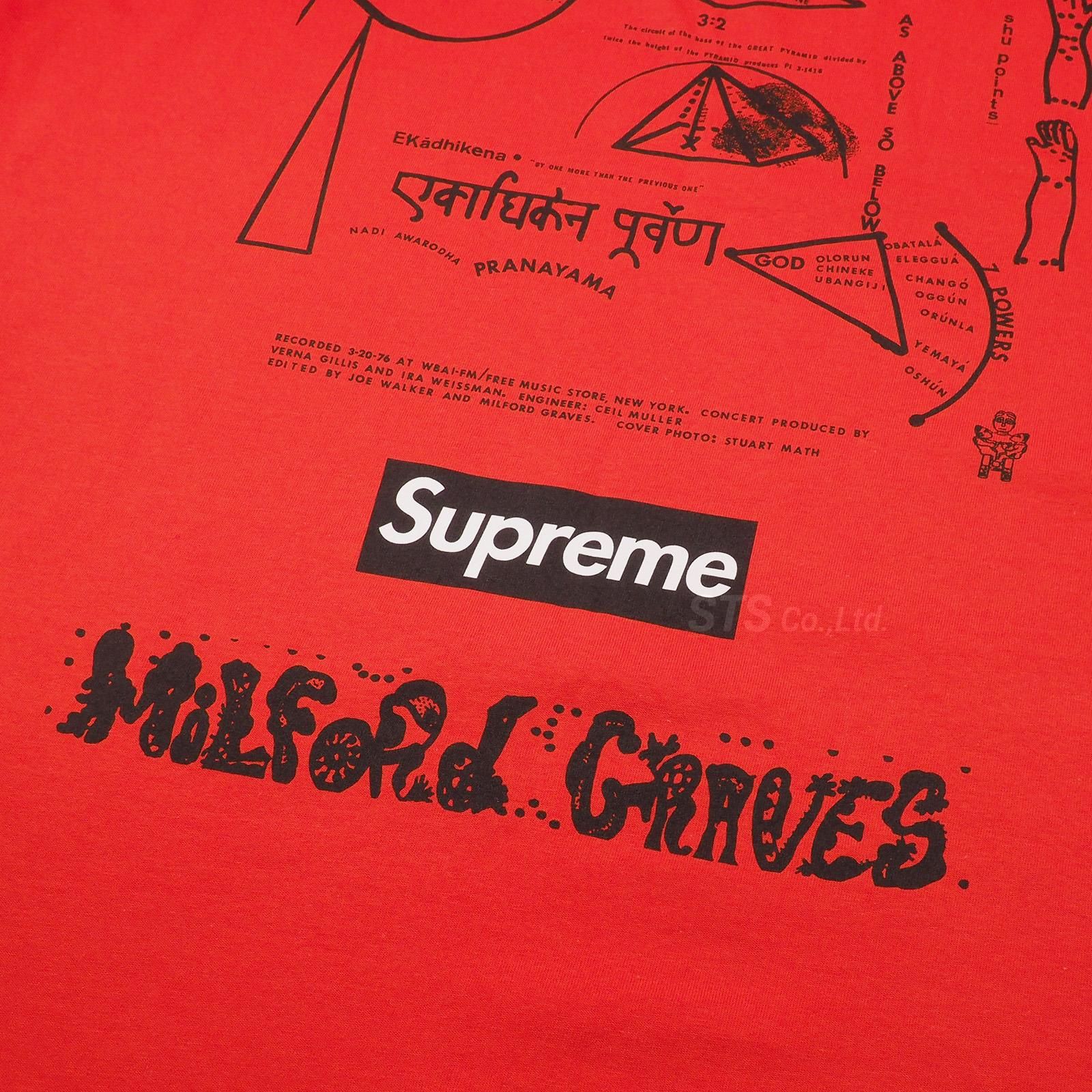 Supreme - Milford Graves Tee - ParkSIDER