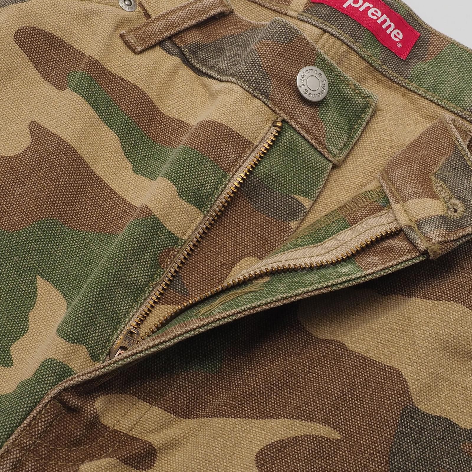 supreme ダブルニー　ブラウン Supreme シュプリーム 22SS Double Knee Canvas Painter Pant