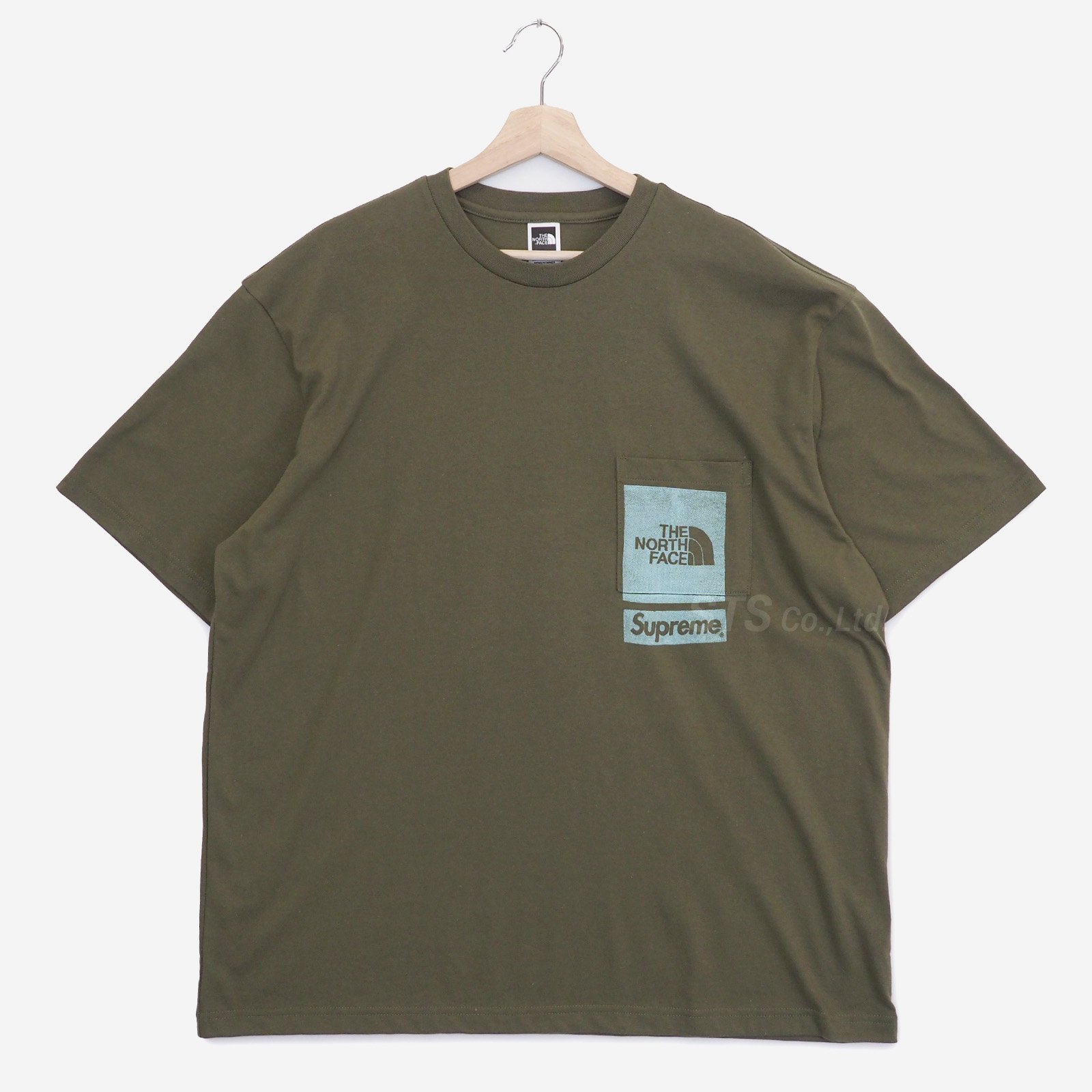 Supreme The North Face Pocket Tee M （白）